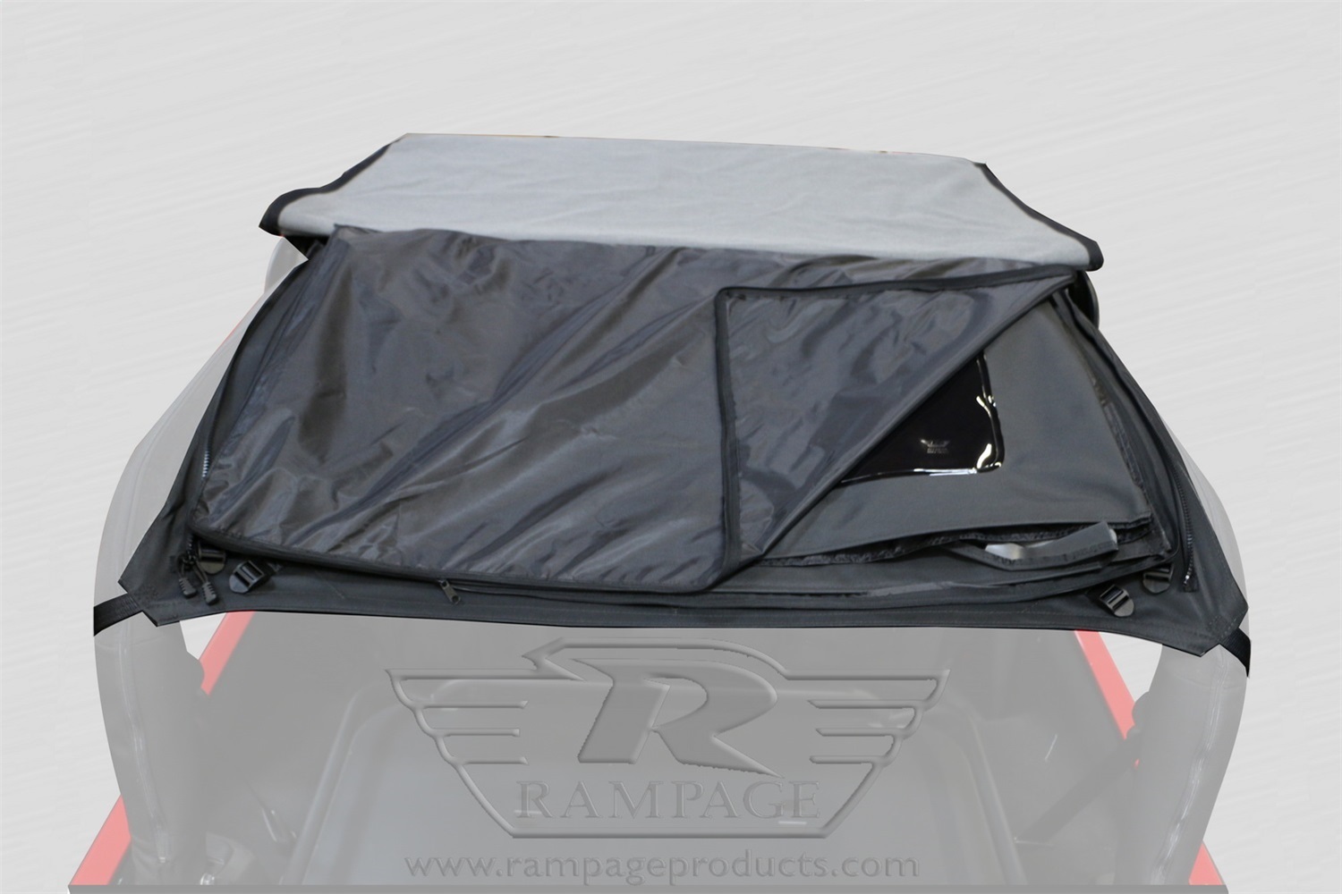 DREAD AT THE CONTROLS セット COJIE Rampage 109935 Frameless Soft Top Kit Sailcloth Fits 07-18