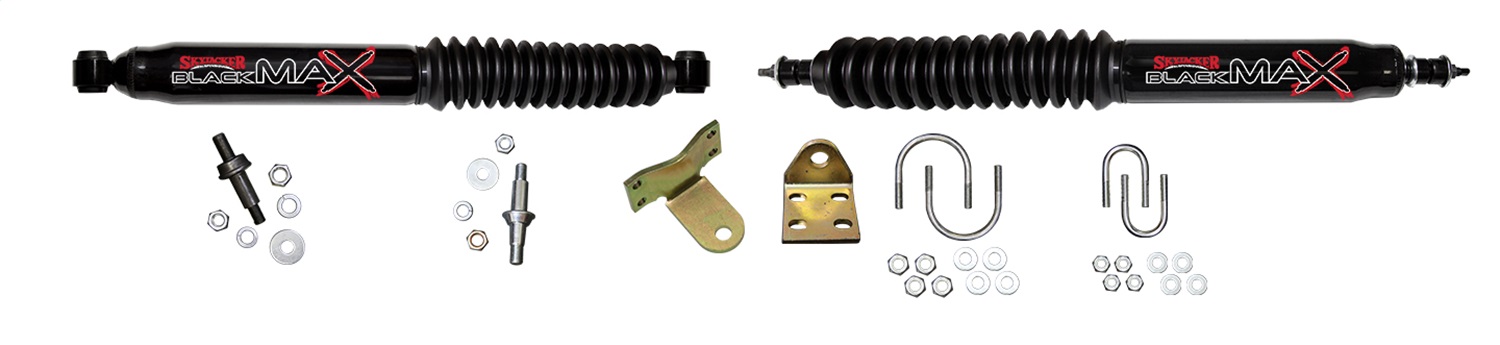 Skyjacker 8255 Dual Steering Stabilizer Kit (for GMC and Chevy Pickups - Black)