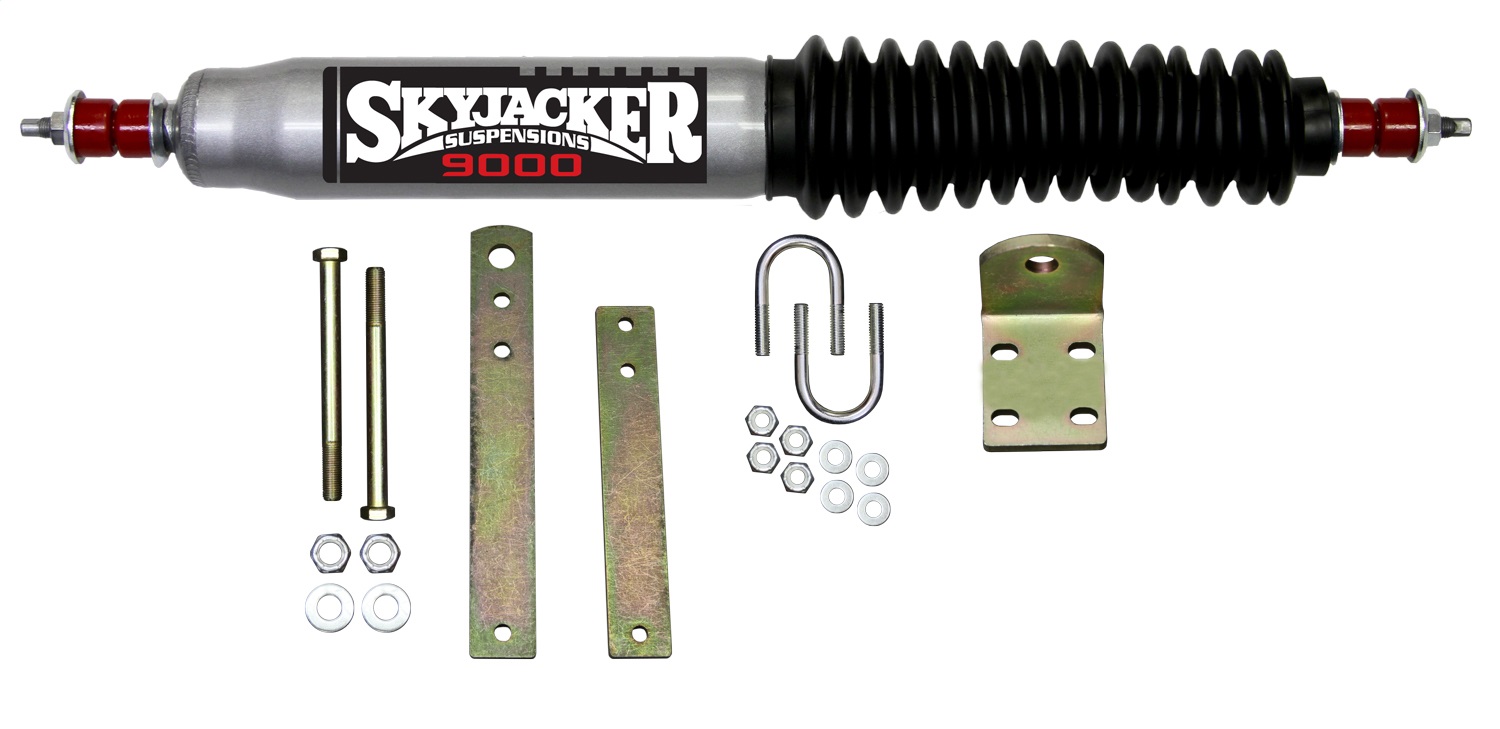 Skyjacker Steering Stabilizer Single Kit Silver w/Black Boot