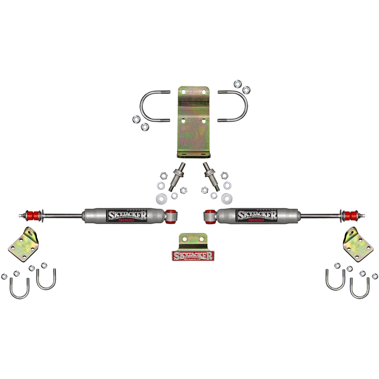 Skyjacker 9208 Steering Stabilizer Dual Kit Fits 18-20 Gladiator Wrangler (JL)