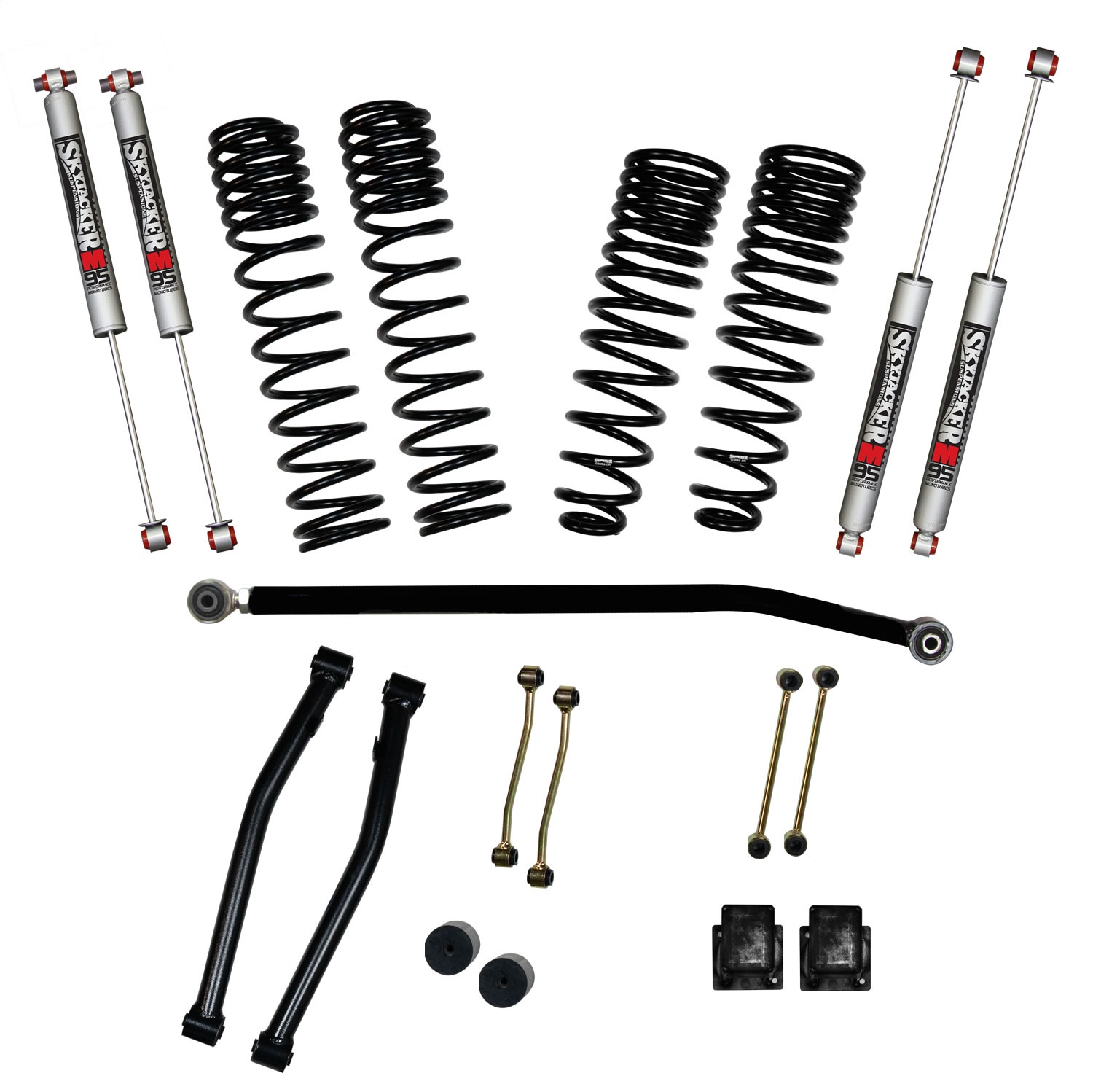 Skyjacker G351KMLT Coil Spring Leveling Kit w/Shocks Fits 20 Gladiator