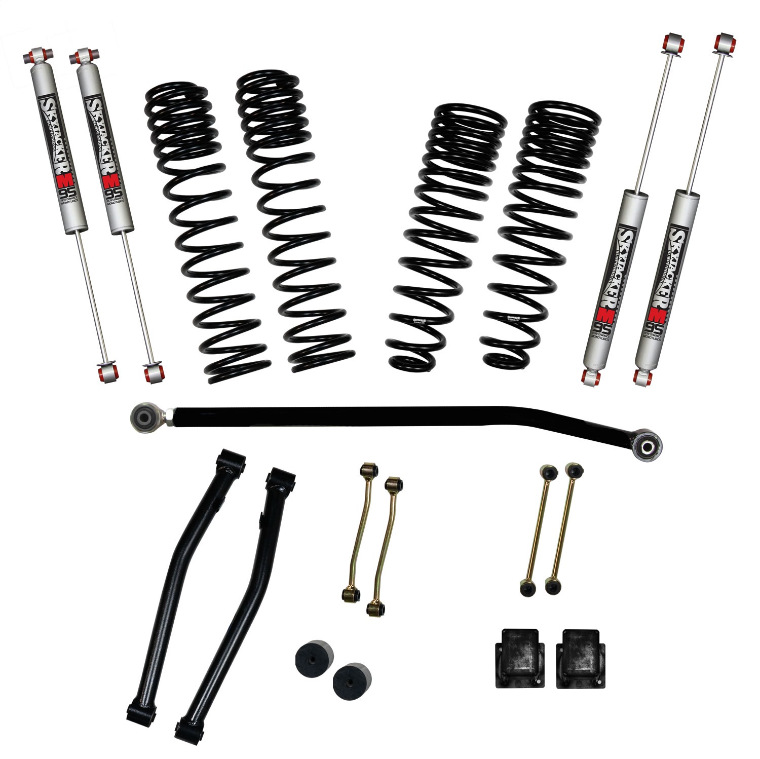 Skyjacker G351RKMLT Coil Spring Leveling Kit w/Shocks Fits 20 Gladiator