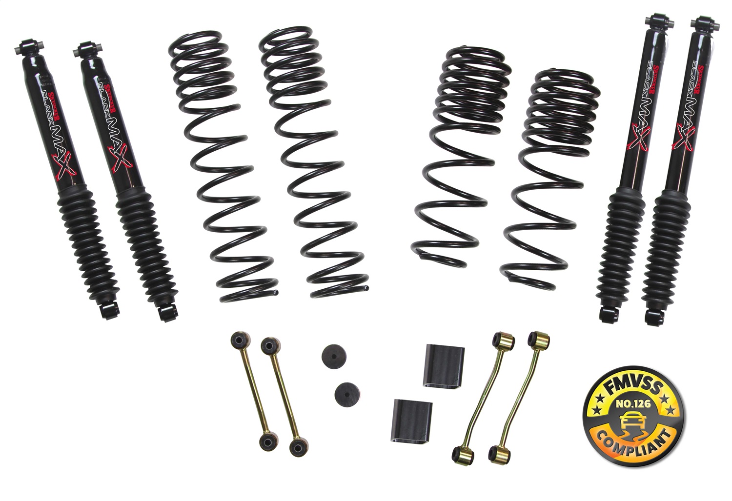 Skyjacker JL25BPBLT Suspension Lift Kit w/Shock Fits 18-19 Wrangler (JL)