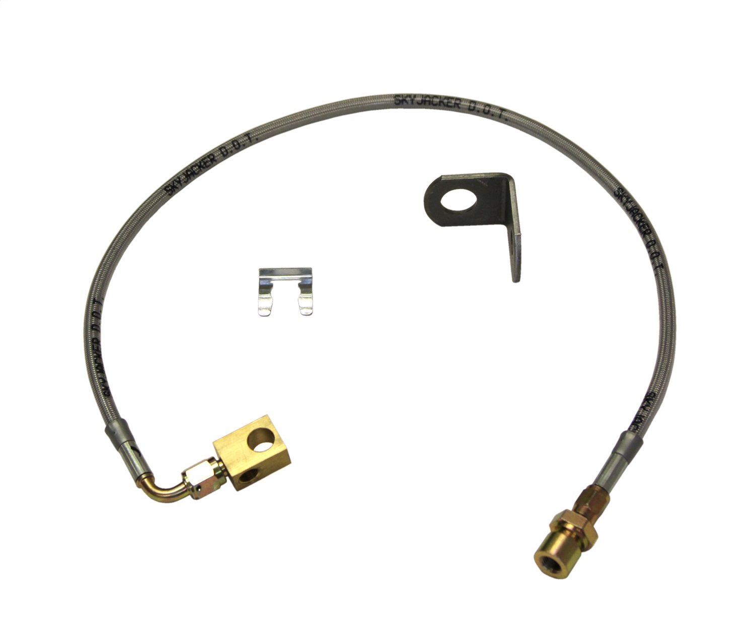 Skyjacker RBL98 Stainless Steel Brake Line Rear Fits Wrangler (JK) Wrangler (TJ)