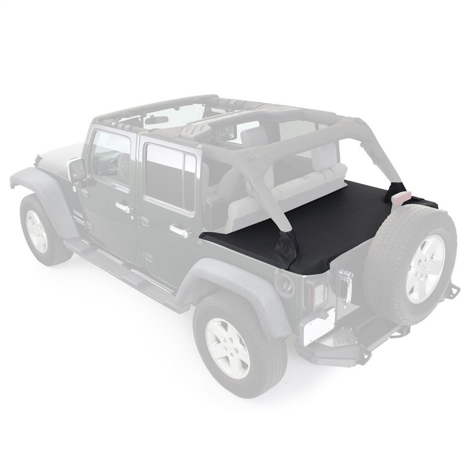 JK Rampage 731035 Tonneau Cover Fits 07-18 Wrangler Wrangler