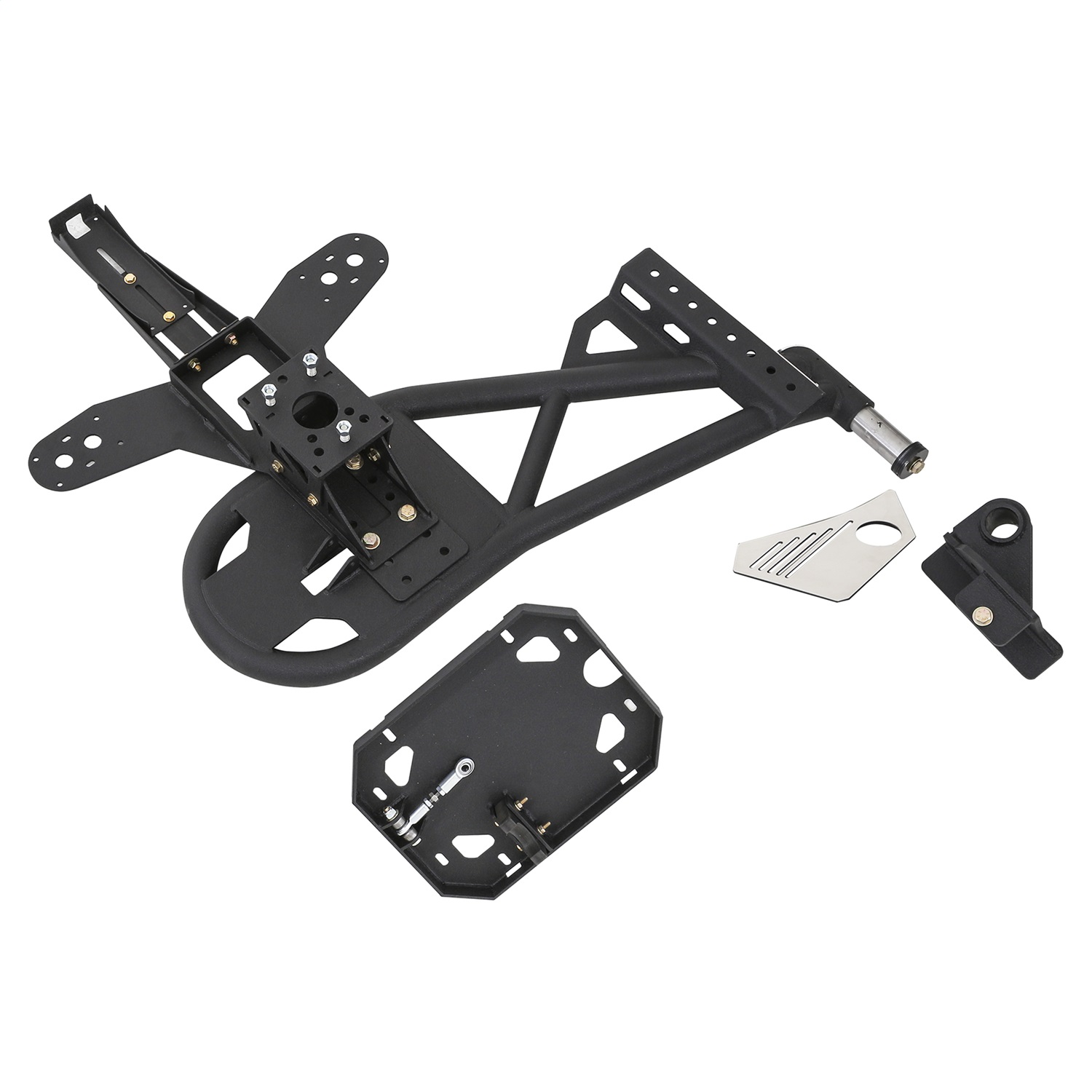 2セット Smittybilt 76857 XRC Tire Carrier Fits 07-18 Wrangler (JK