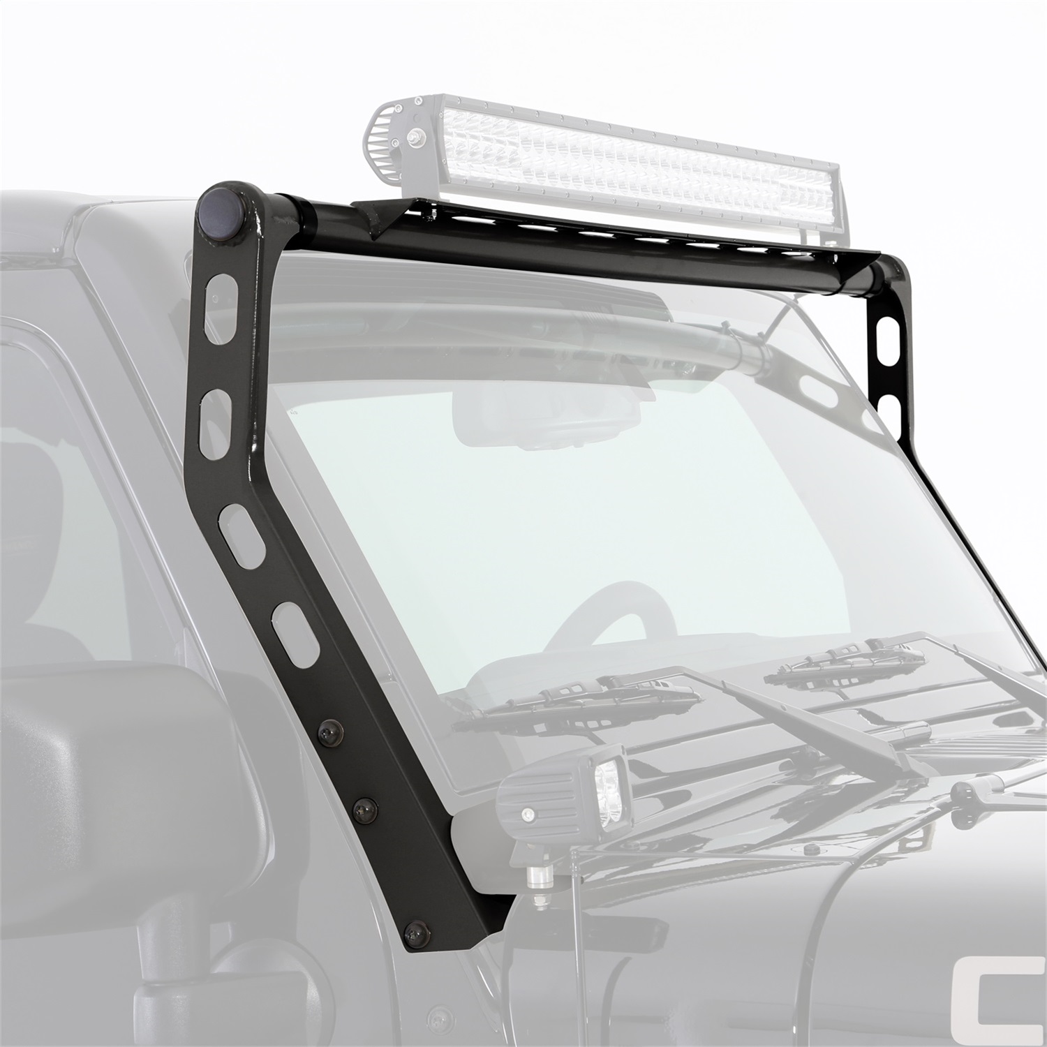 Smittybilt 76911 XRC Light Bar Mount Fits 07-18 Wrangler (JK)