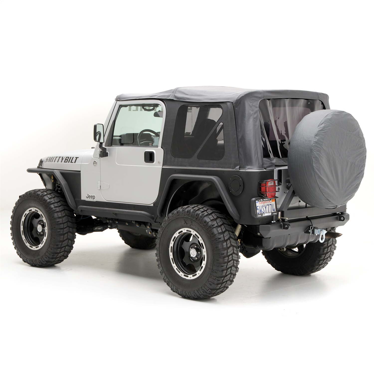 Smittybilt 9970235 Black Denim Replacement Soft Top for 97-06 Jeep Wrangler