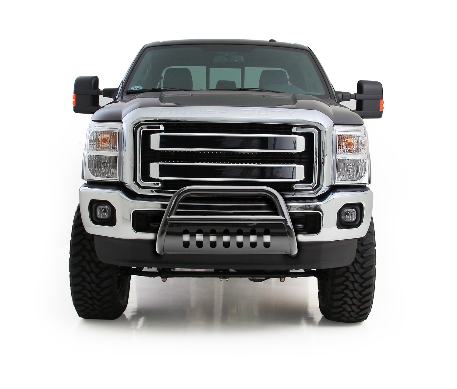 New Smittybilt Grille Saver Bull Bar Ford F 550 Super Duty 450 New Smittybilt Grille Saver Bull Bar Ford F 550 Super Duty 450 350 250 Bn