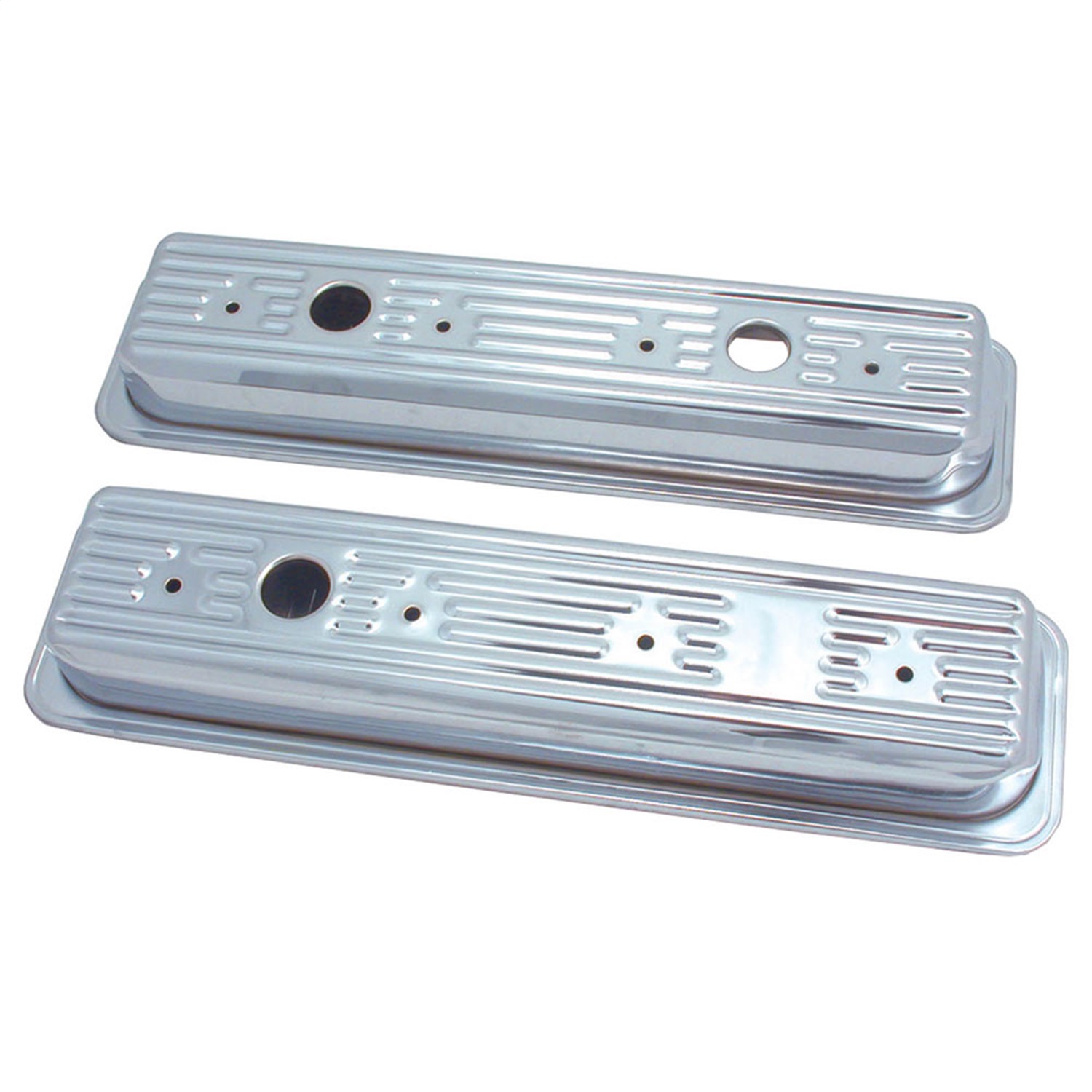 Spectre Performance 52181 Chrome Short Valve Cover for Small Block Chevy