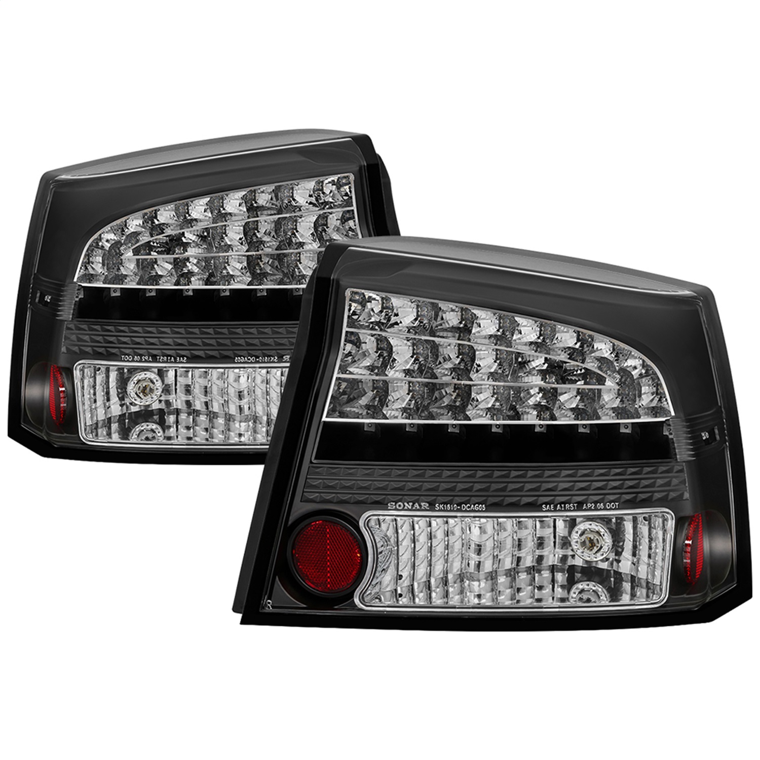 Spyder Auto 5002273 LED Tail Lights Fits 06-08 Charger
