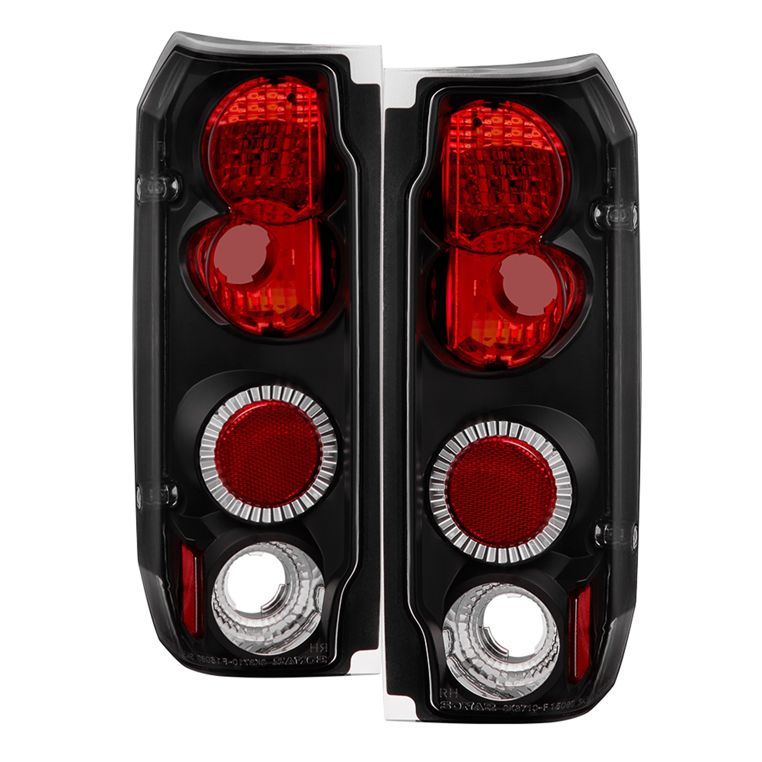 Spyder Auto 5003300 Euro Style Tail Lights Fits 87-96 Bronco F-150