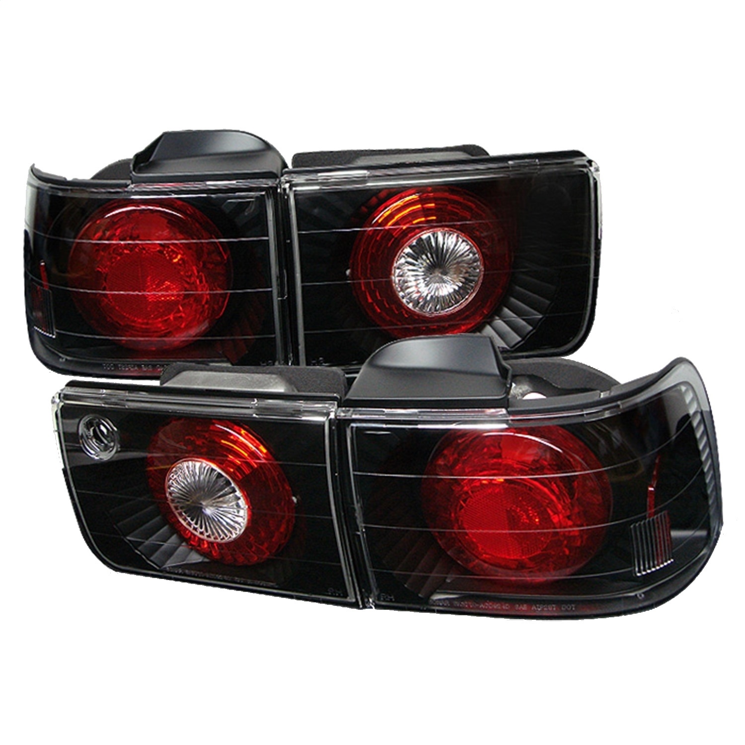Spyder Auto 5004093 Euro Style Tail Lights Fits 92-93 Accord