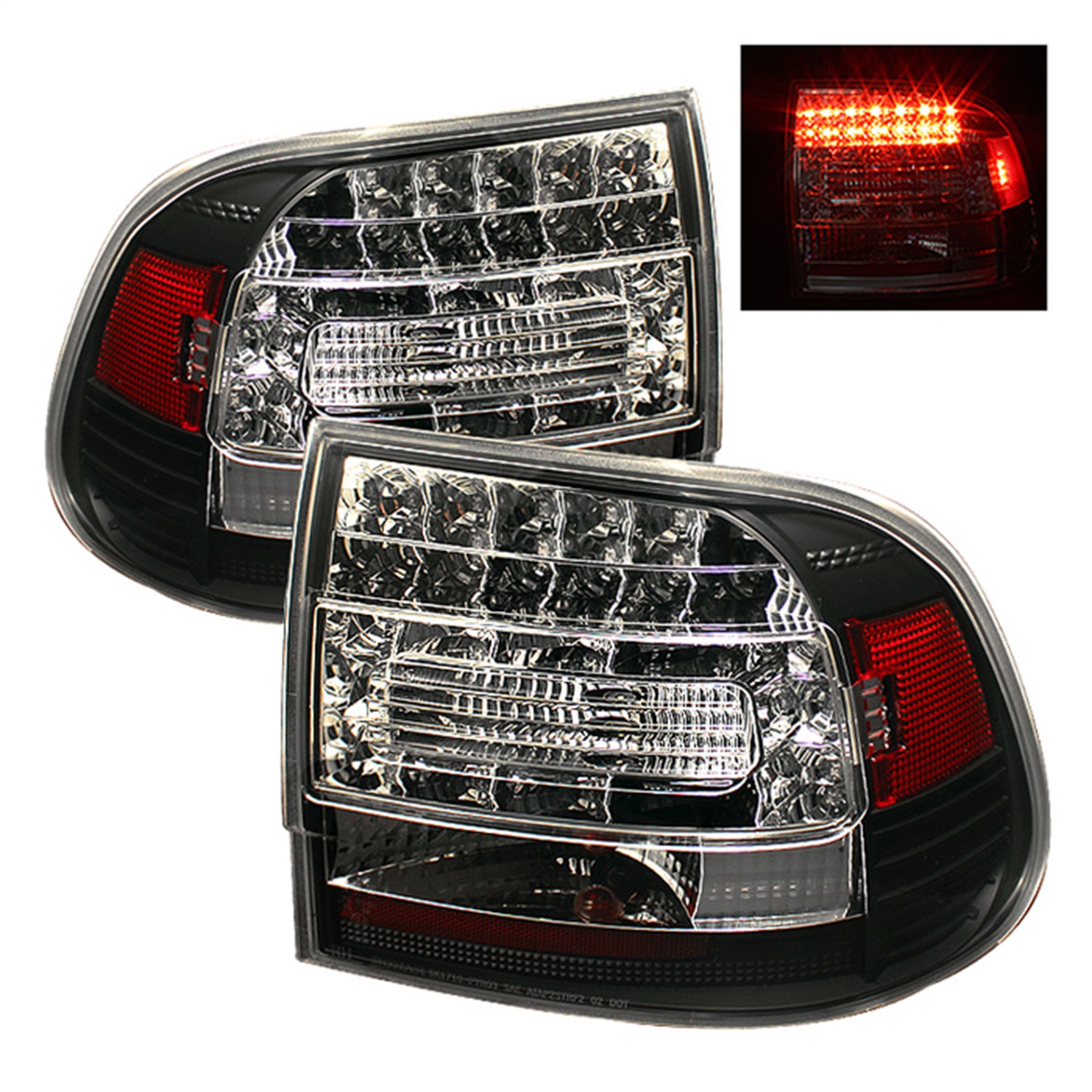 Spyder Auto 5007063 LED Tail Lights Fits 03-06 Cayenne