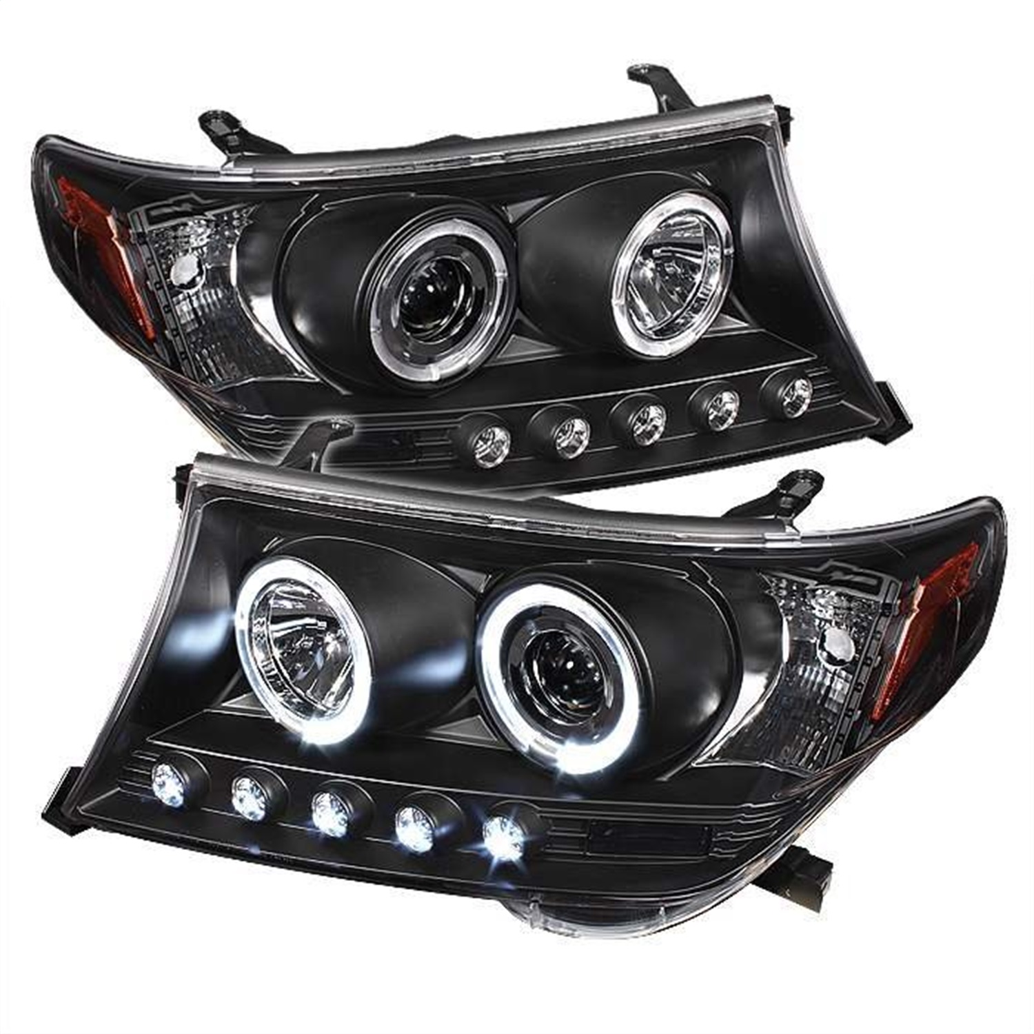 Spyder Auto 5008275 Halo Projector Headlights Fits 08-11 Land Cruiser