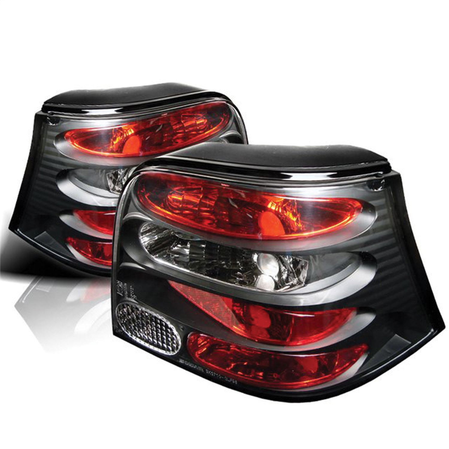 Spyder Auto 5008343 Euro Style Tail Lights Fits 99-04 Golf