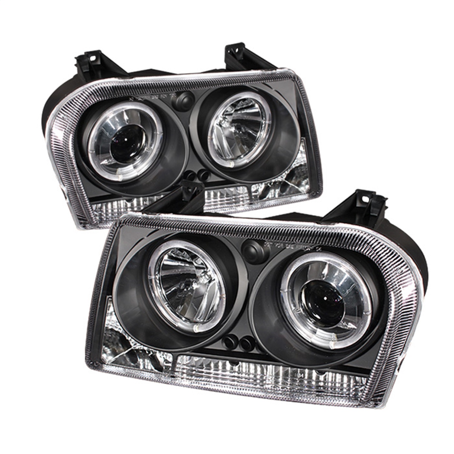 Spyder Auto 5009180 Halo LED Projector Headlights Fits 05-08 300