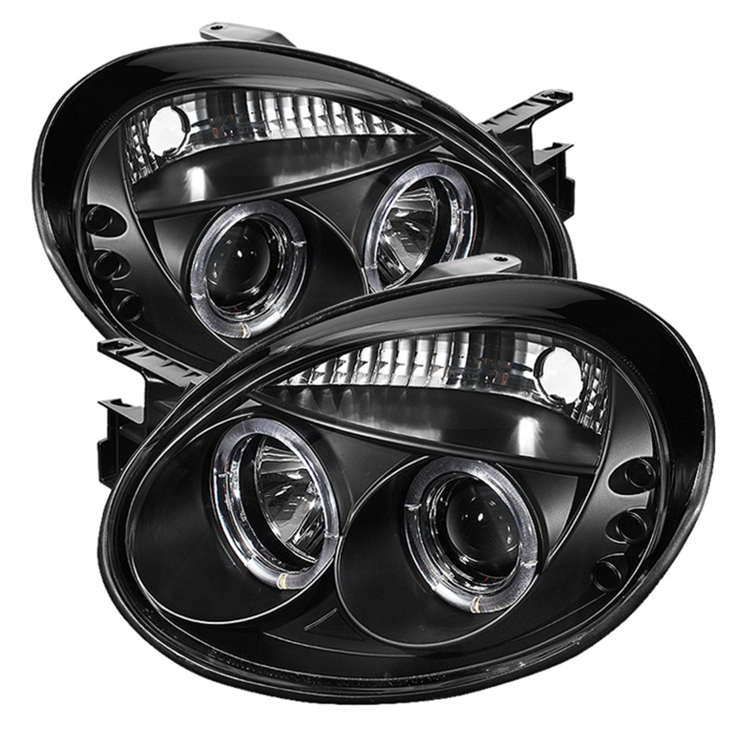 Spyder Auto 5009920 Halo LED Projector Headlights Fits 03-05 Neon