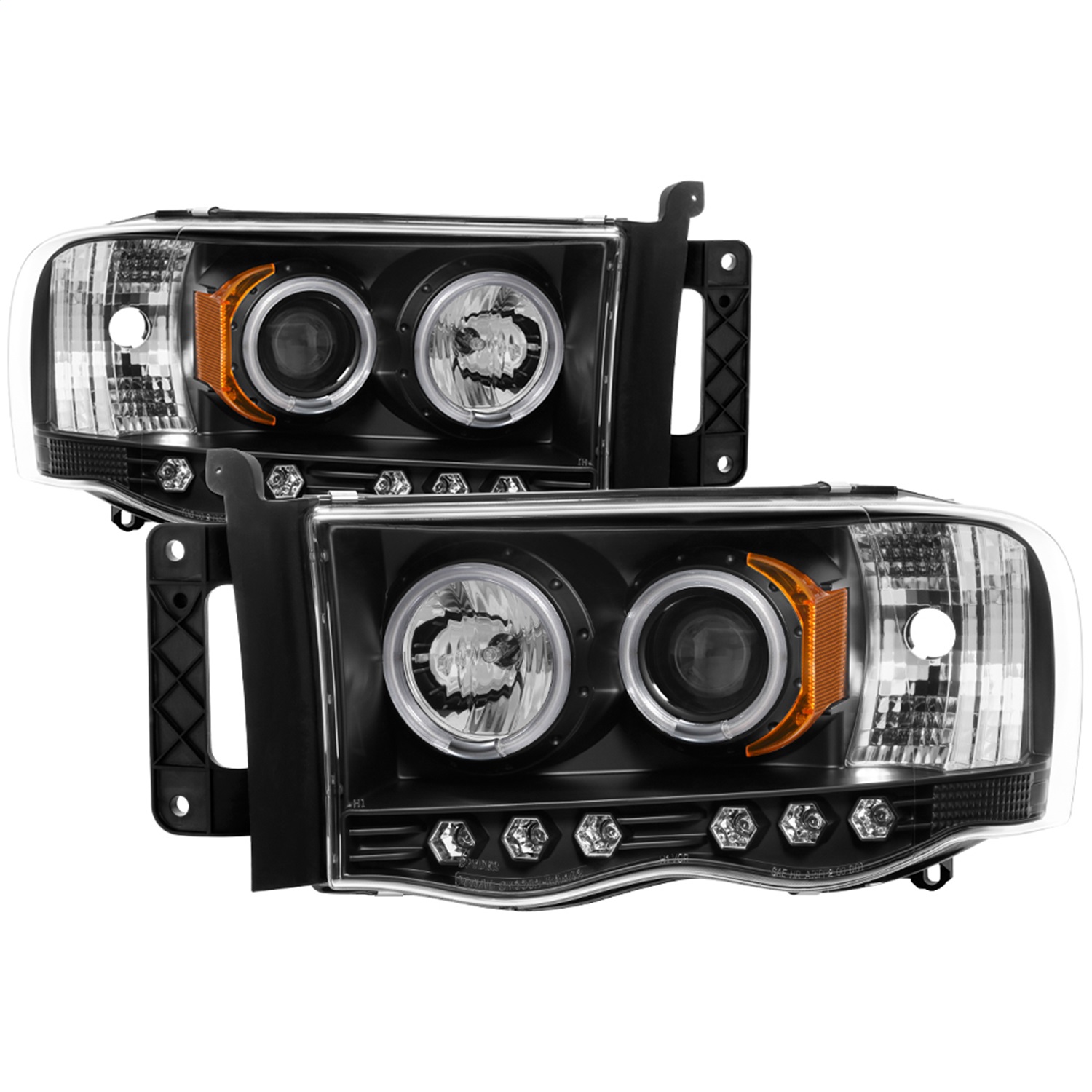 Spyder Auto 5009951 CCFL LED Projector Headlights