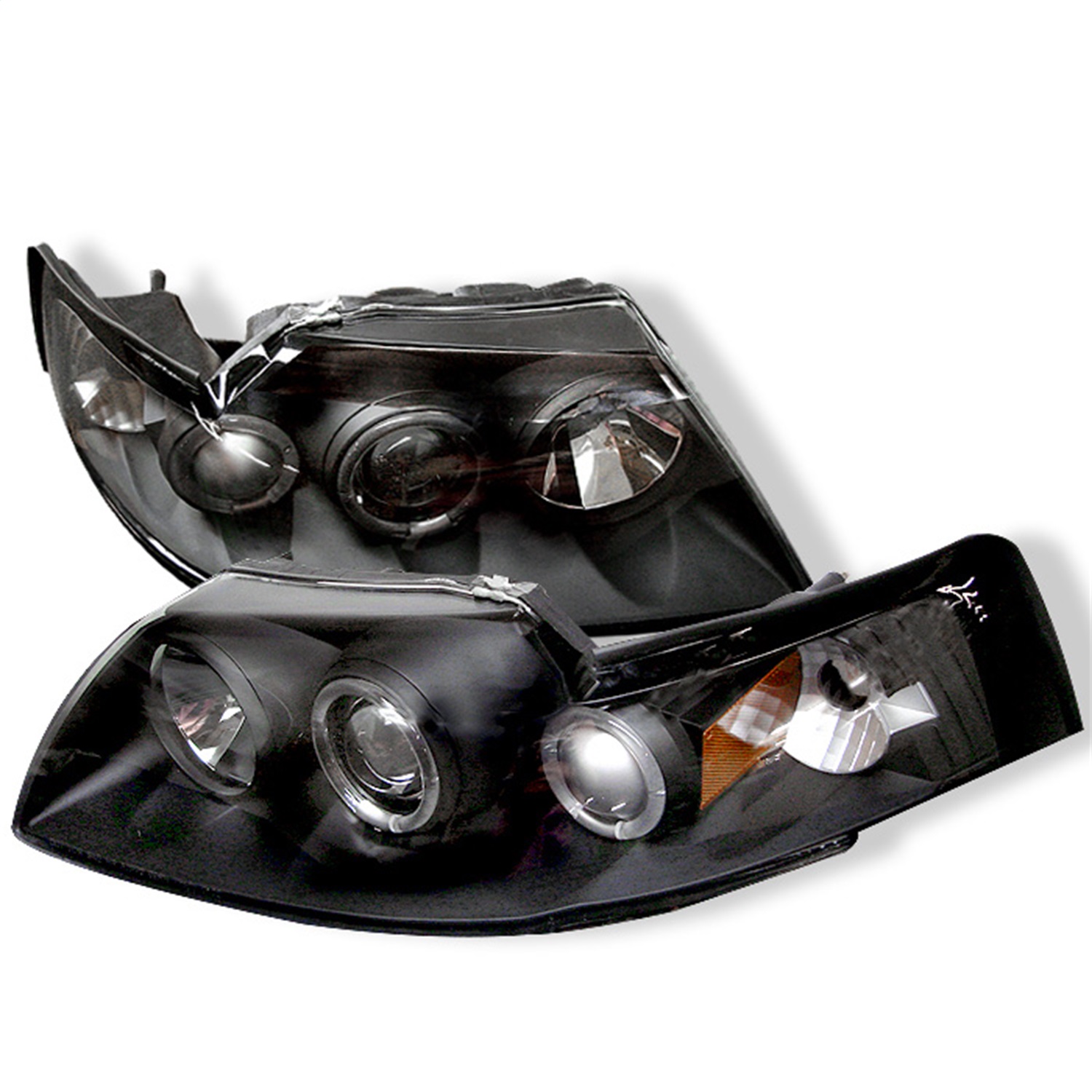 Spyder Auto 5010445 Halo Projector Headlights Fits 99-04 Mustang