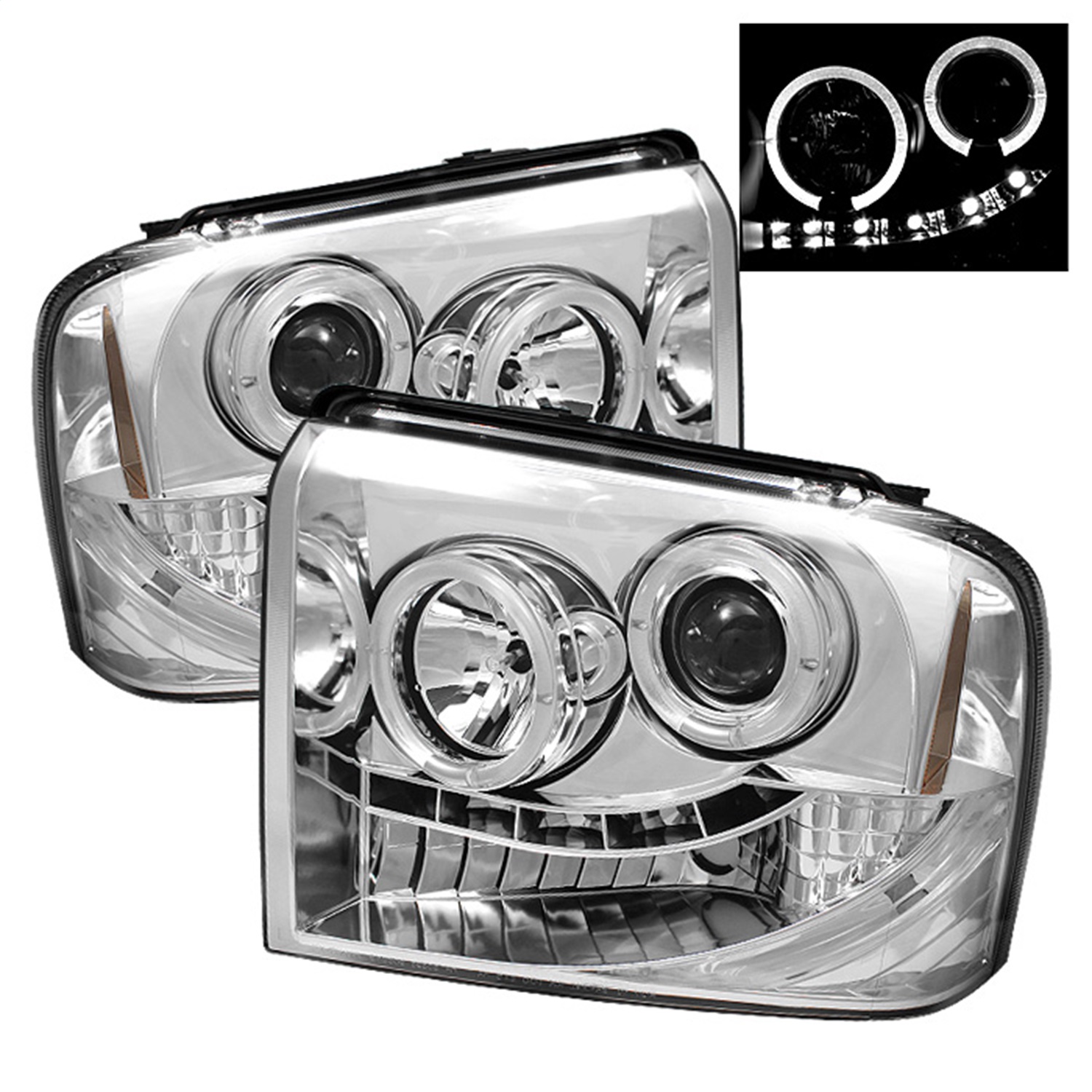 Spyder Auto 5010551 Halo LED Projector Headlights