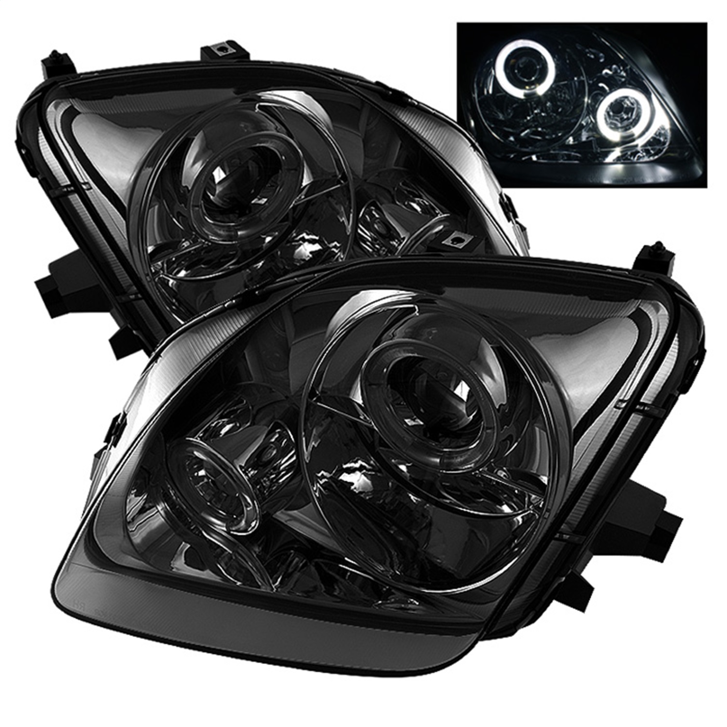Spyder Auto 5011053 Halo Projector Headlights Fits 97-01 Prelude