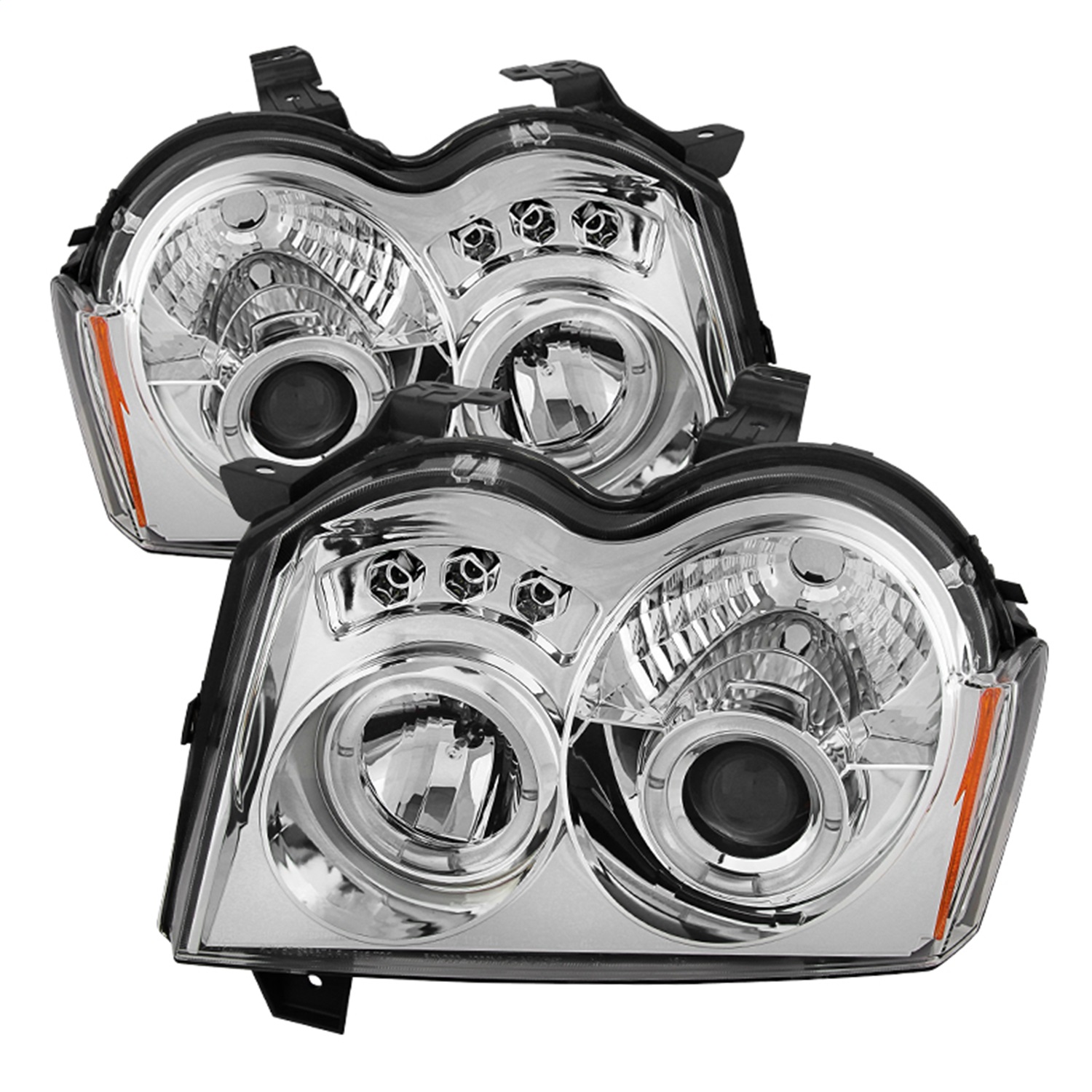 Spyder Auto 5011107 Halo LED Projector Headlights Fits 05-07 Grand Cherokee (WK)