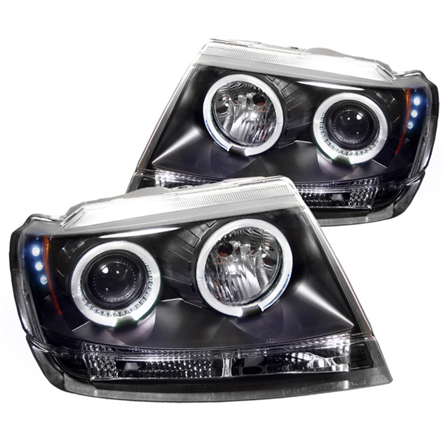 Spyder Auto 5011145 Halo LED Projector Headlights Fits 99-04 Grand Cherokee (WJ)