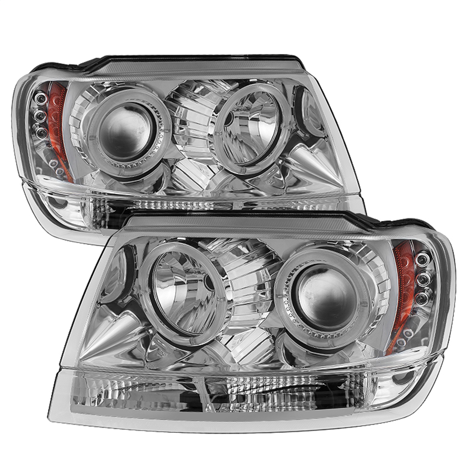 Spyder Auto 5011152 Halo LED Projector Headlights Fits 99-04 Grand Cherokee (WJ)