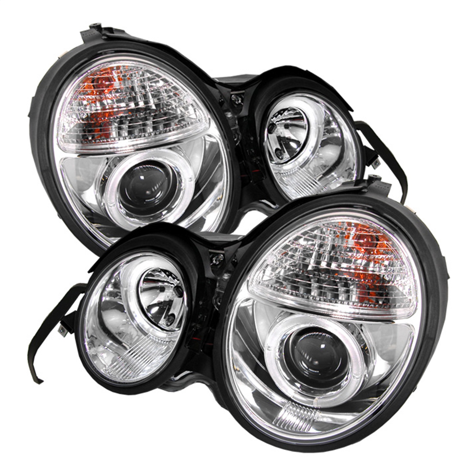 Spyder Auto 5011282 Halo Projector Headlights Fits 95-99 E300 E320 E420 E430