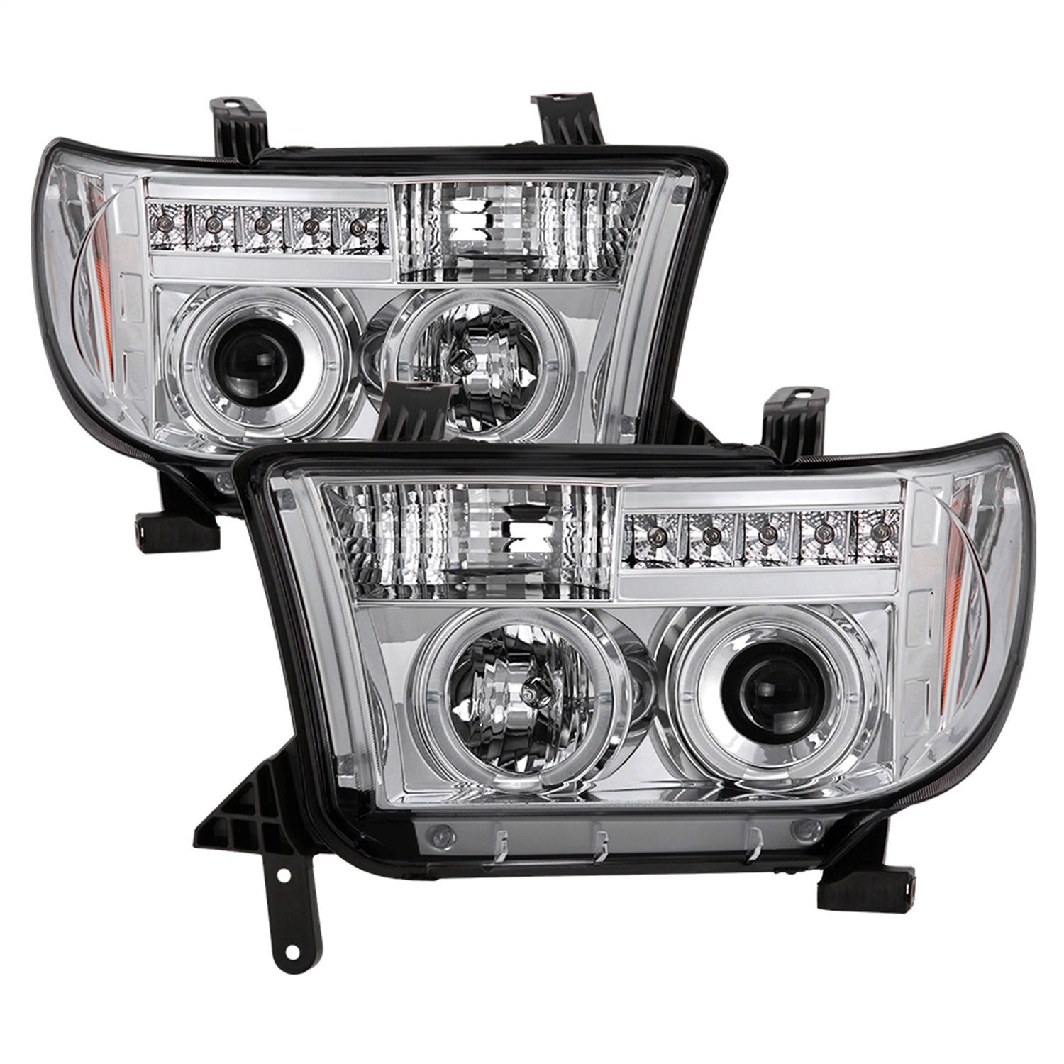 Spyder Auto 5012036 Halo Projector Headlights Fits 07-13 Sequoia Tundra