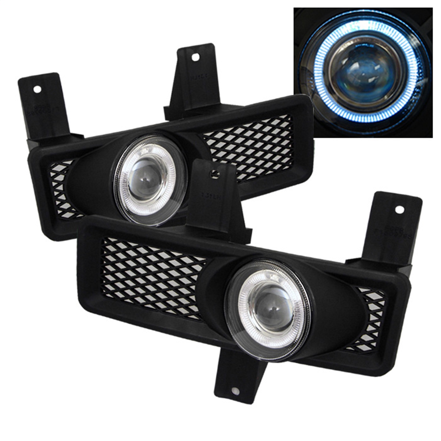 Spyder Auto 5021328 Halo Projector Fog Lights Fits 97-98 Expedition F-150 F-250
