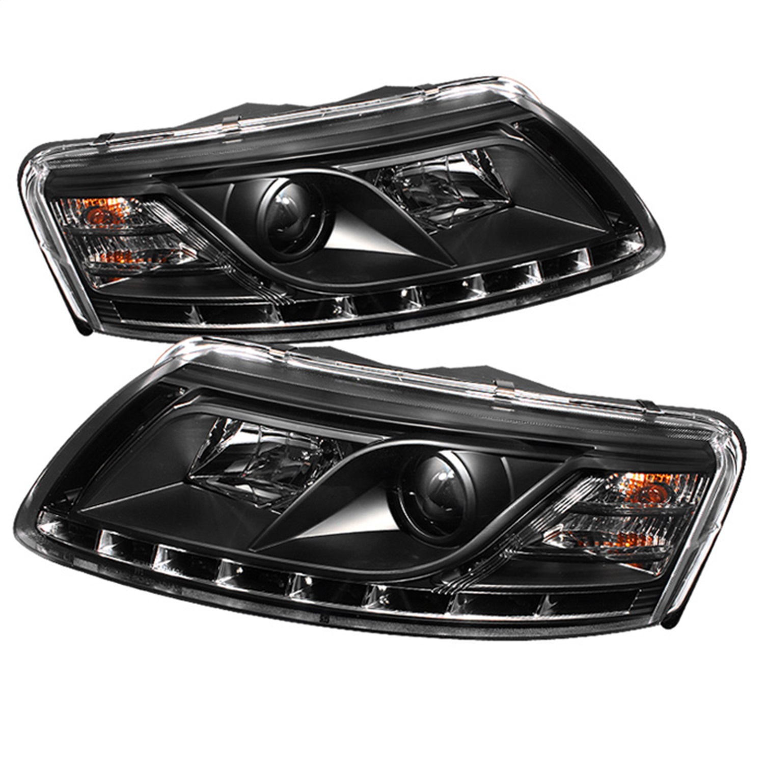 Spyder Auto 5029416 DRL LED Projector Headlights Fits 05-07 A6 A6 Quattro