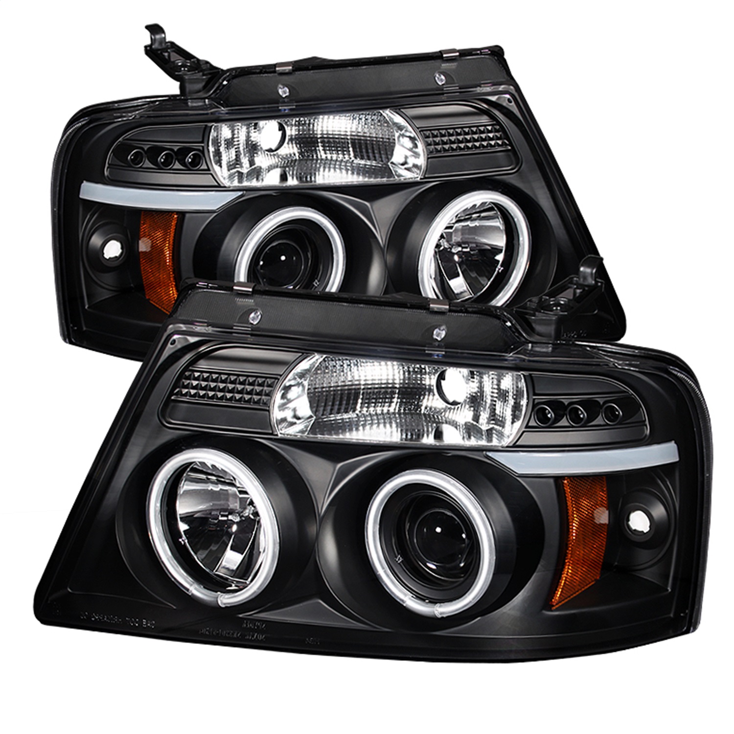 Spyder Auto 5030085 CCFL Halo LED Projector Headlights Fits 04-08 F-150