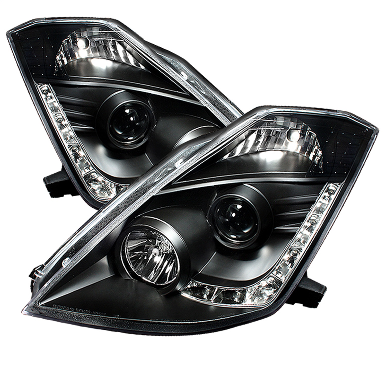 Spyder Auto 5032225 DRL LED Projector Headlights Fits 03-05 350Z
