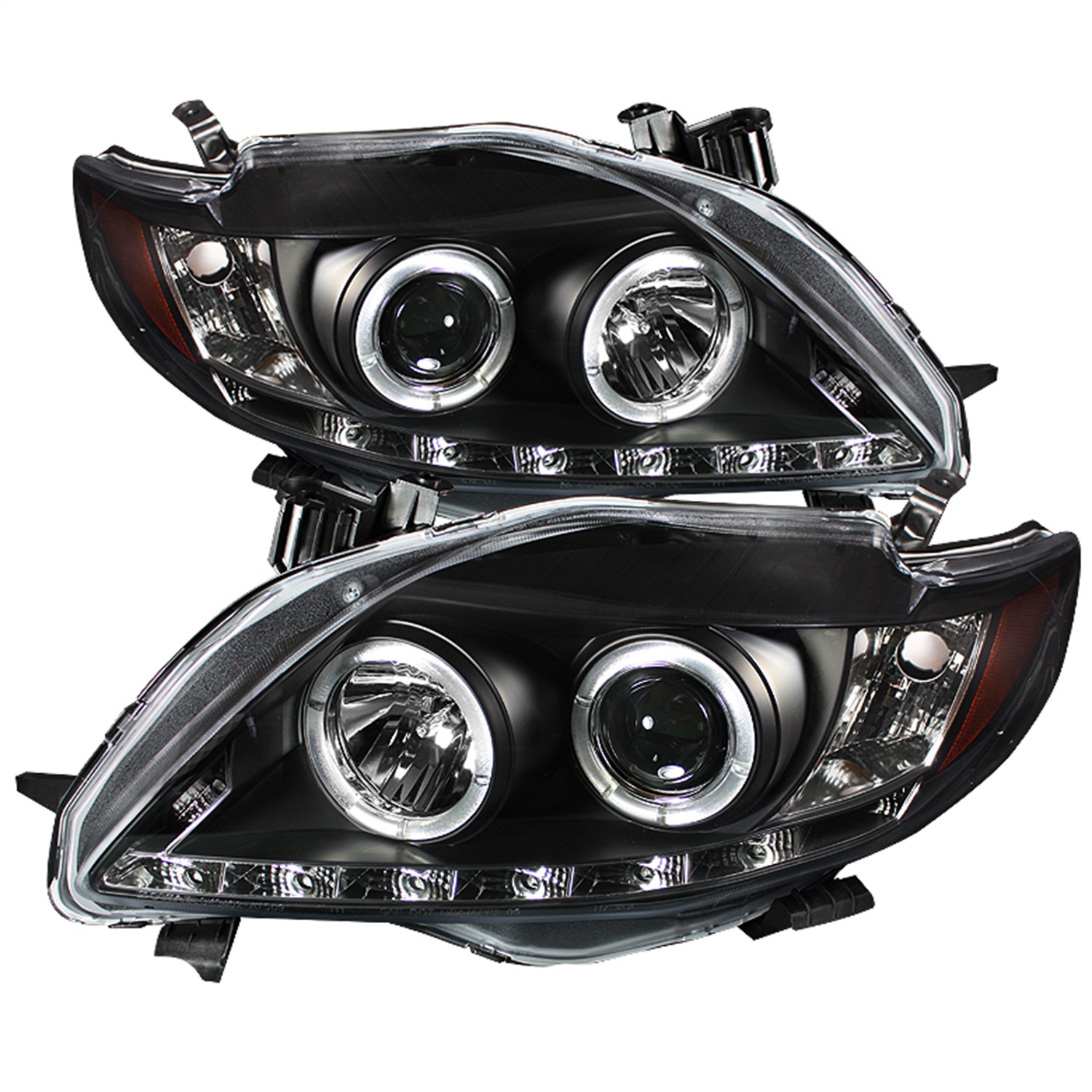 Spyder Auto 5032515 DRL LED Projector Headlights Fits 09-10 Corolla