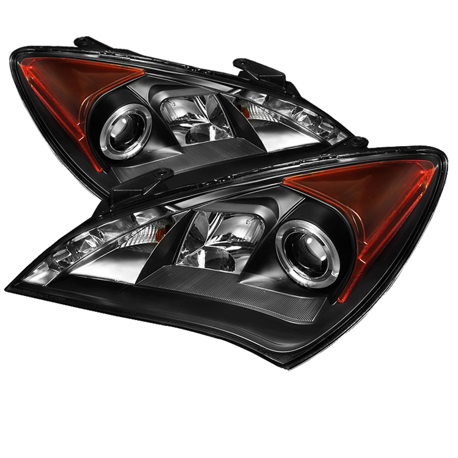 Spyder Auto 5034250 Halo DRL LED Projector Headlight Fits 10-12 Genesis