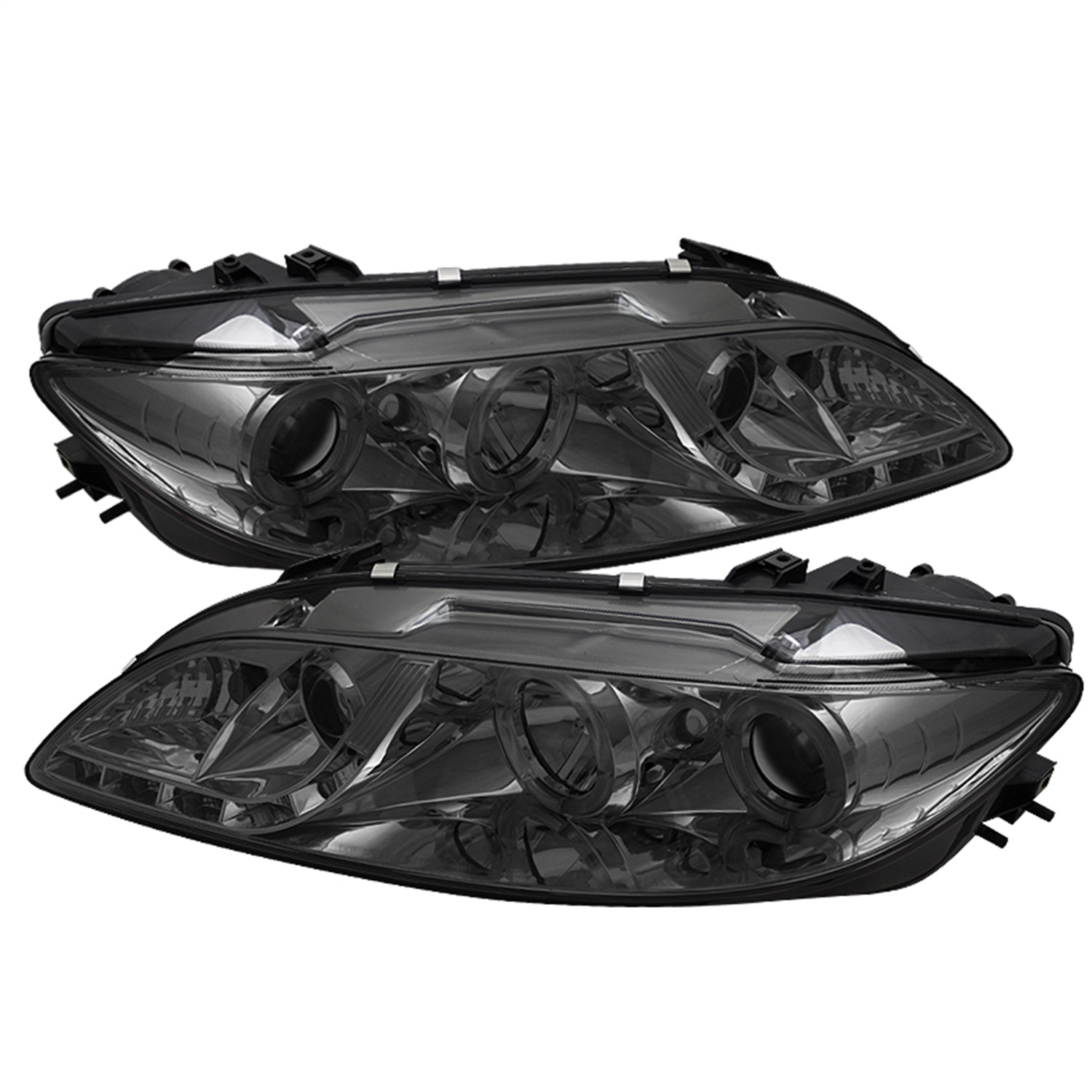 Spyder Auto 5042545 Halo DRL LED Projector Headlight Fits 03-05 6