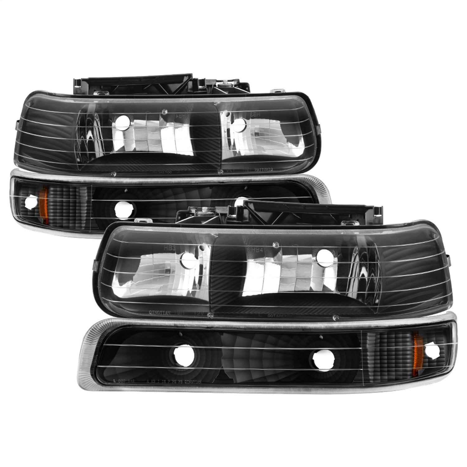 Spyder Auto 5064219 XTune Crystal Headlights/Bumper Lights