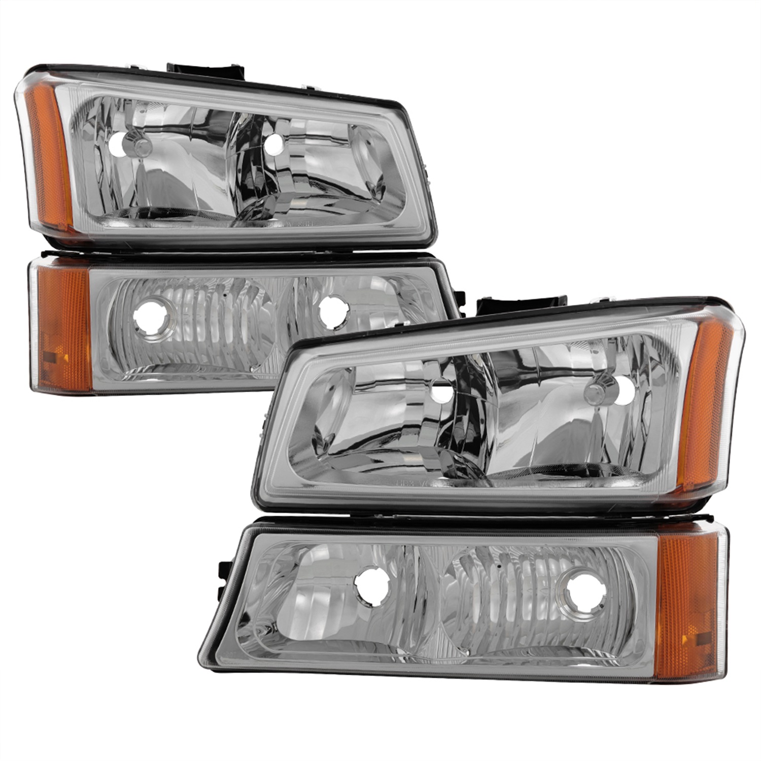 Spyder Auto 5064912 XTune Crystal Headlights/Bumper Lights