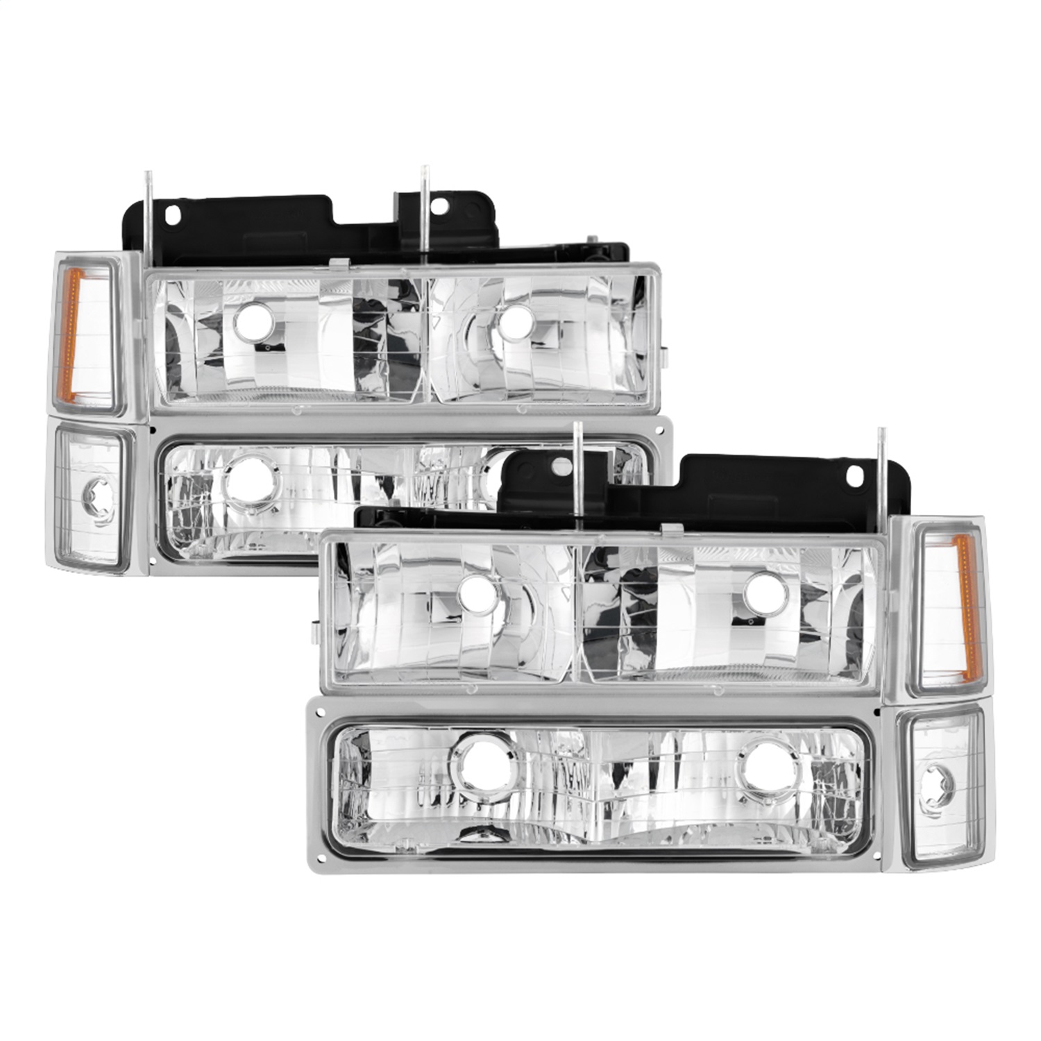 xTune Fits Suburban 94-98 Headlights w/ Corner & Parking Lights 8pcs