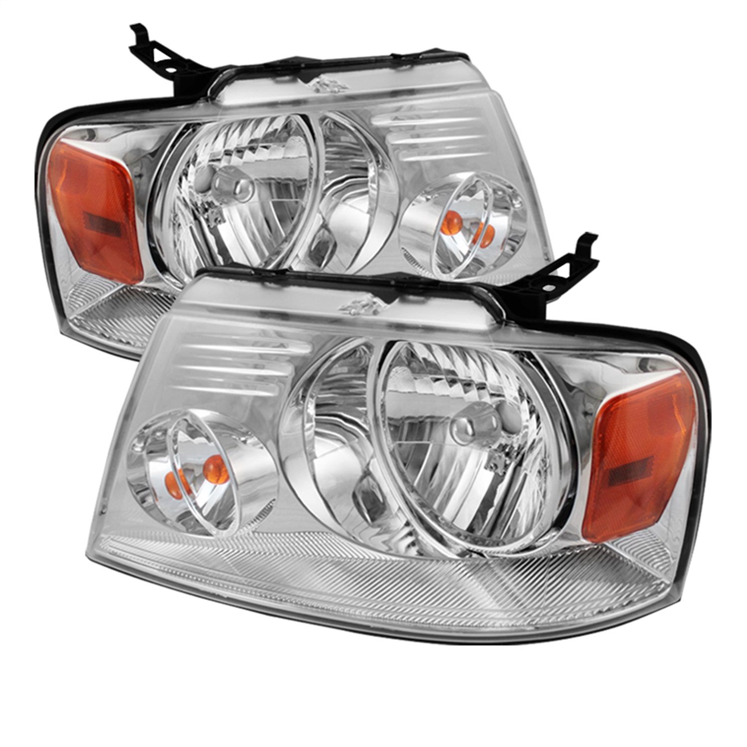 Spyder Auto 5069825 XTune Crystal Headlights Fits 04-08 F-150 F-150 Heritage