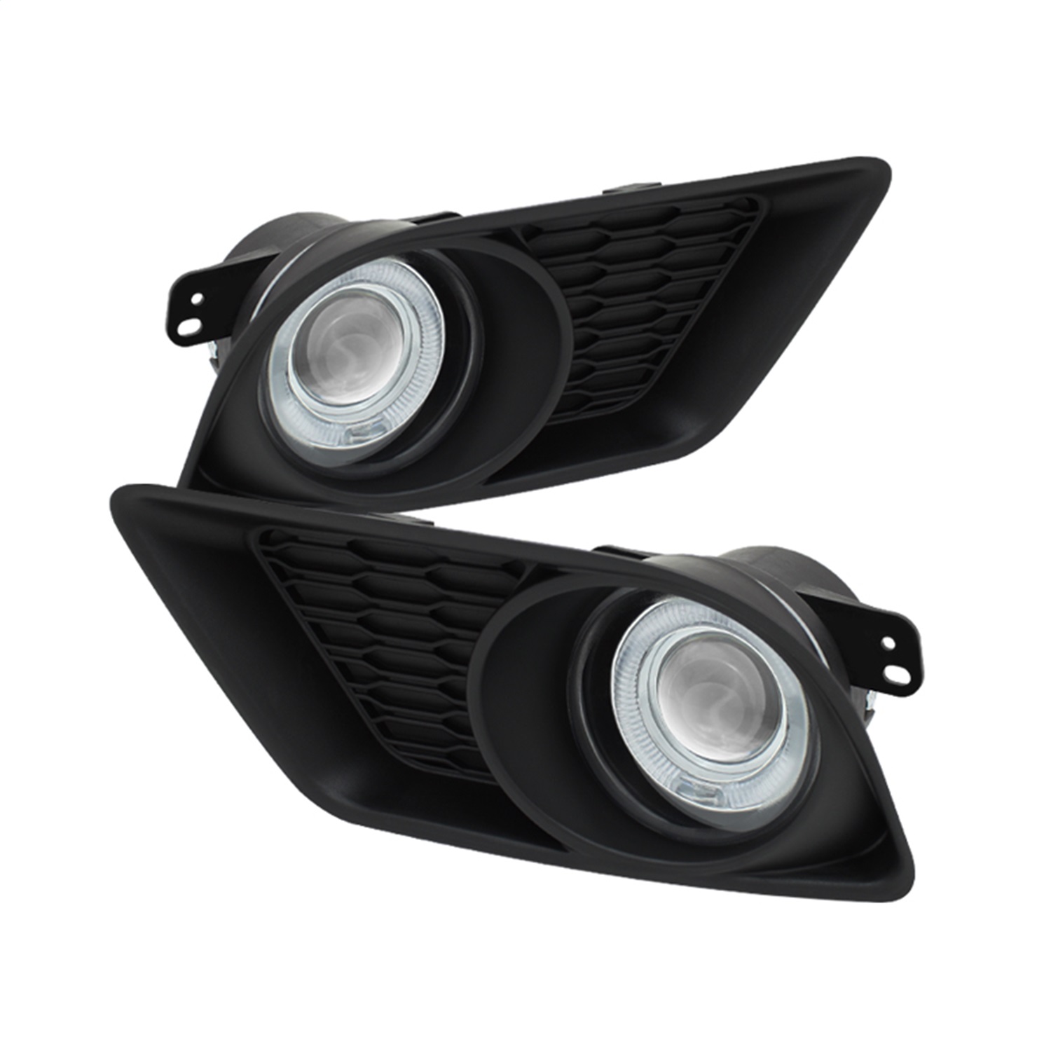 Spyder Fit Dodge Charger 2011-2014 Halo Projector Fog Lights w/Switch - Clear