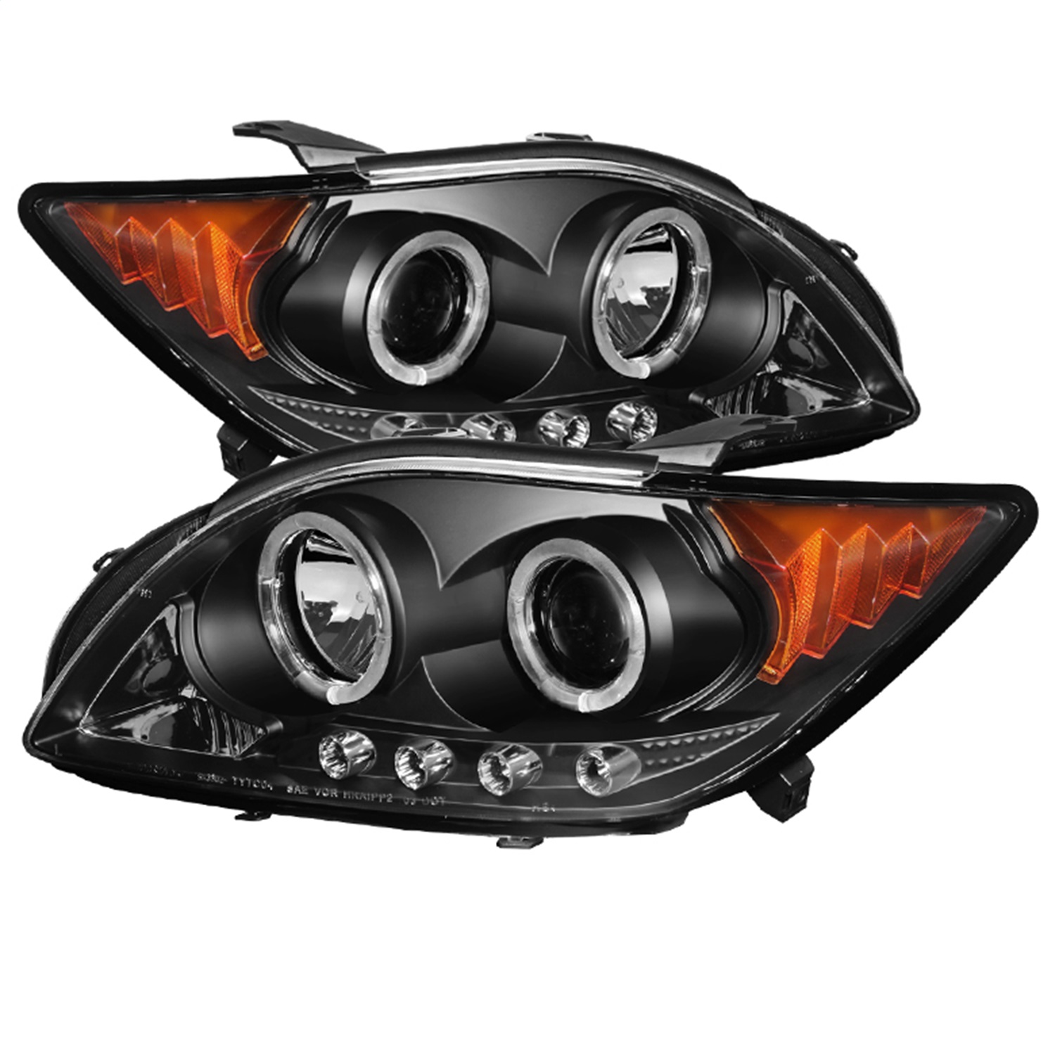 Spyder Auto 5073303 Halo LED Projector Headlights Fits 08-10 tC