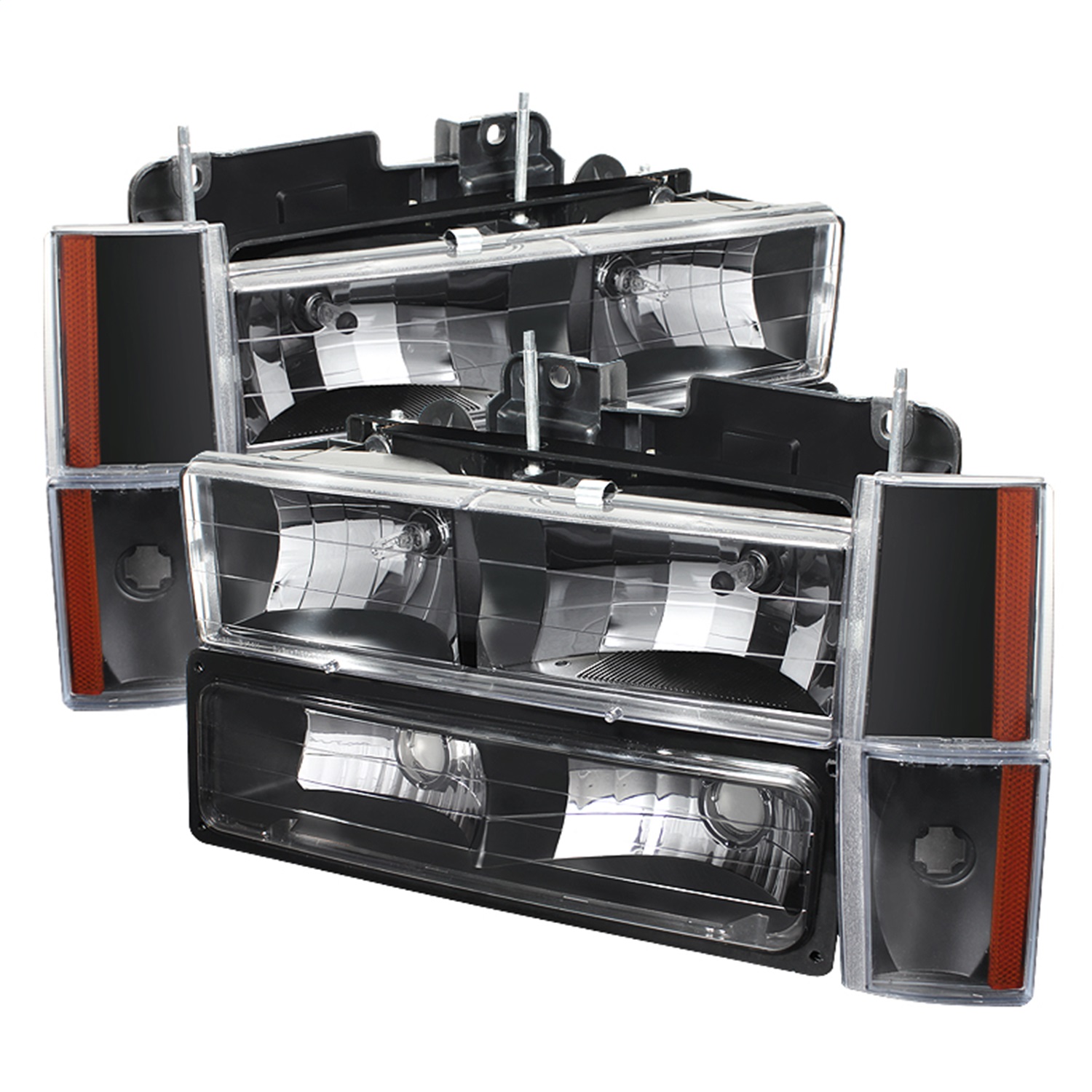 xTune Fits Yukon 92-93 Headlights w/ Corner & Bumper
