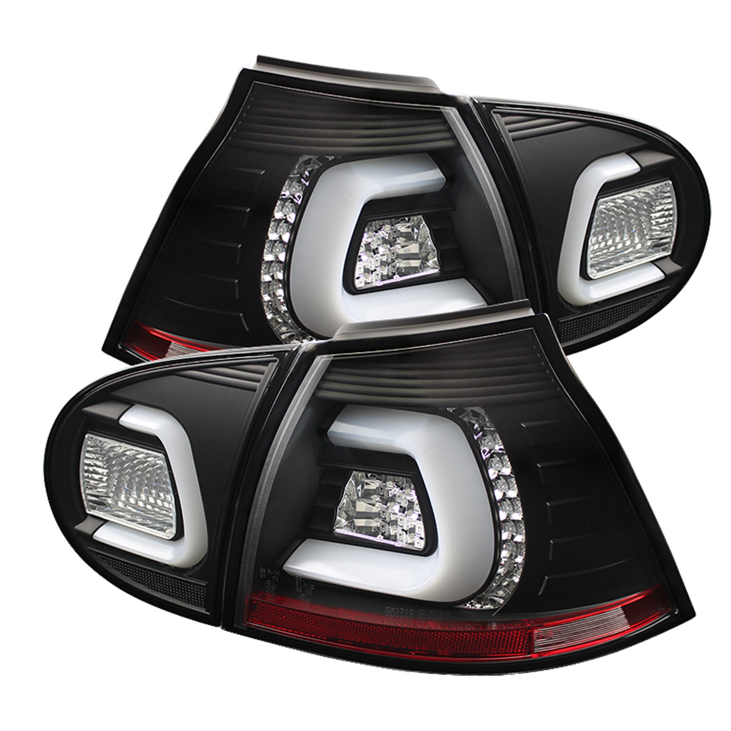 Spyder Auto 5073792 LED Tail Lights Fits 06-09 Rabbit