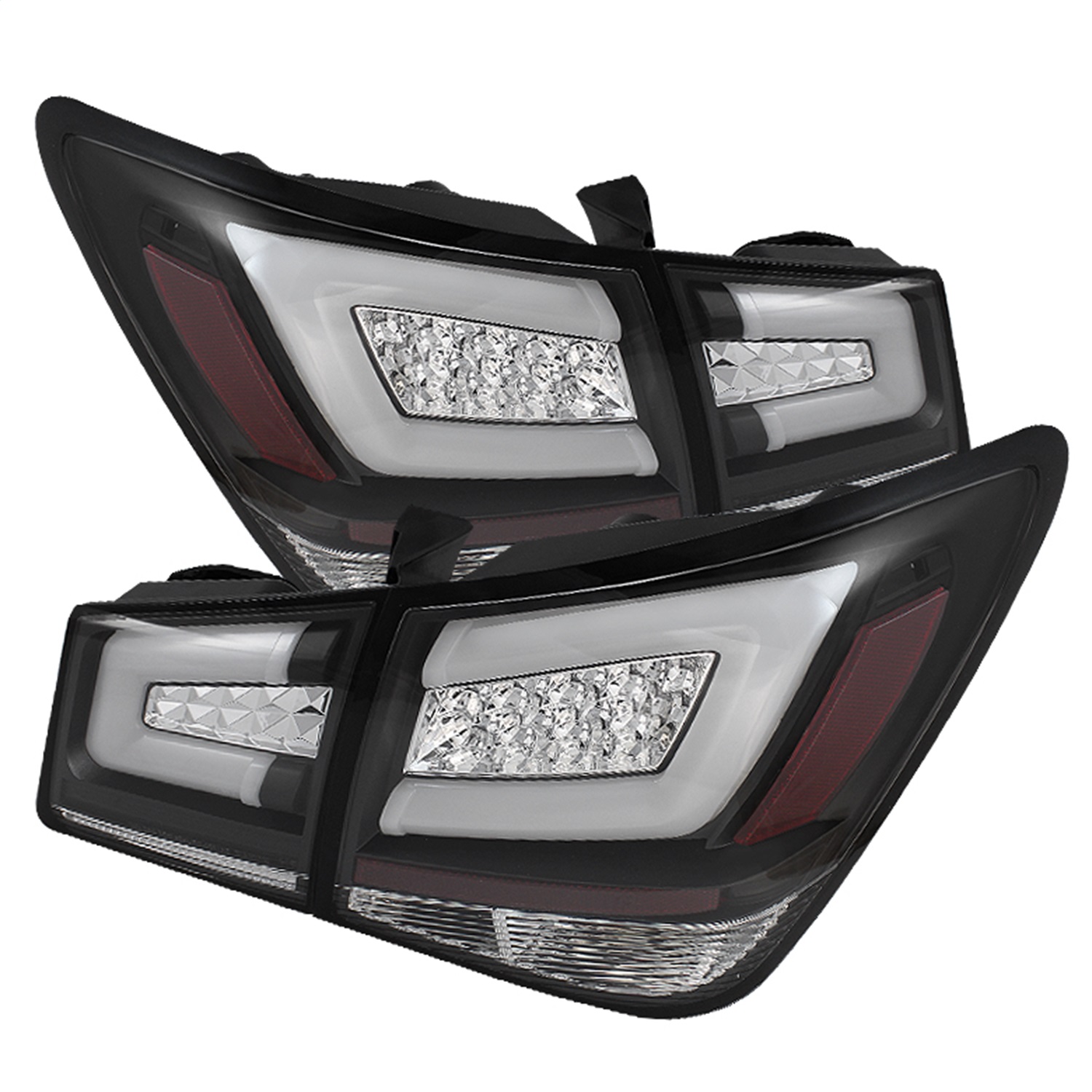 Spyder Auto 5076595 Light Bar LED Tail Lights Fits 11-16 Cruze Cruze Limited