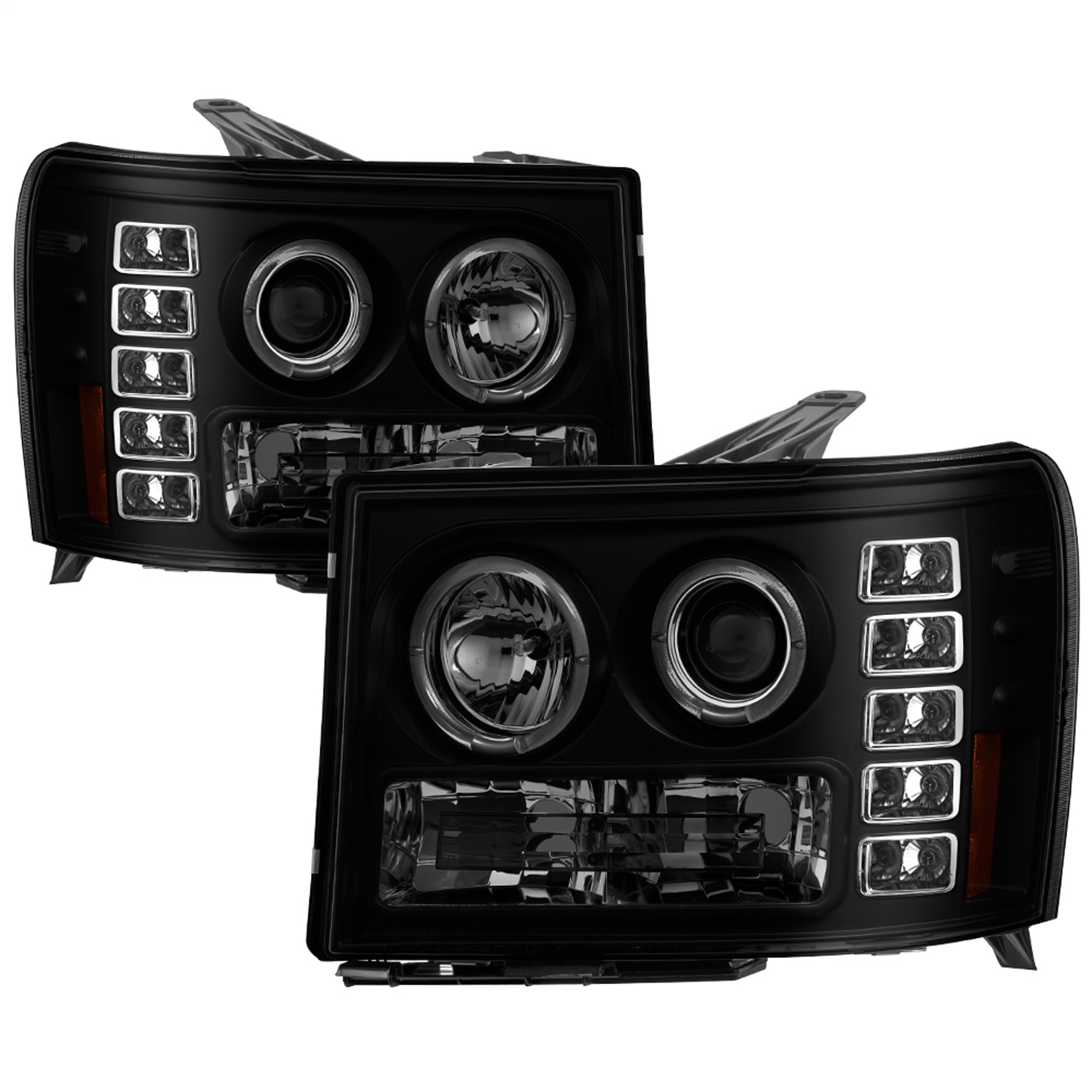 Spyder Projector Headlights, Fits GMC Sierra 1500/2500/3500 07-13
