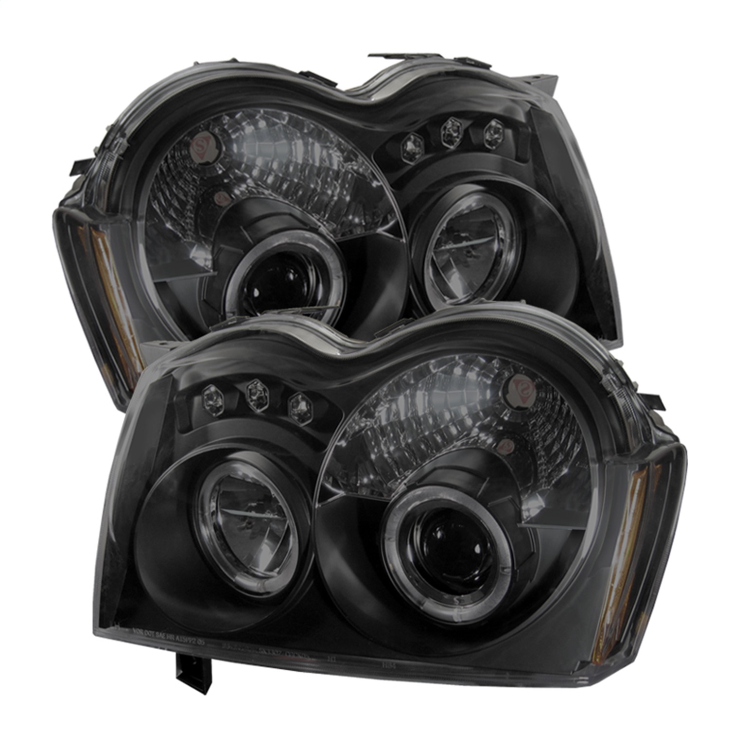 Spyder Auto 5078551 Halo LED Projector Headlights Fits 05-07 Grand Cherokee (WK)