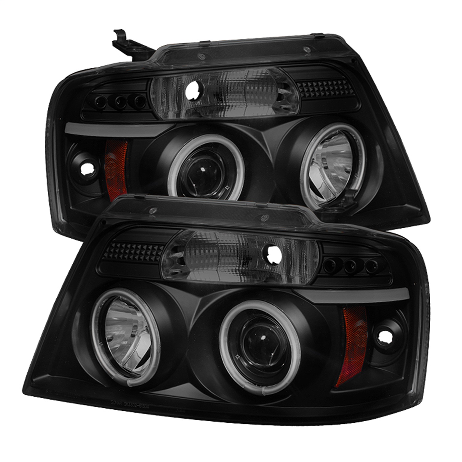 Spyder Auto 5078834 CCFL Halo LED Projector Headlights Fits 04-08 F-150